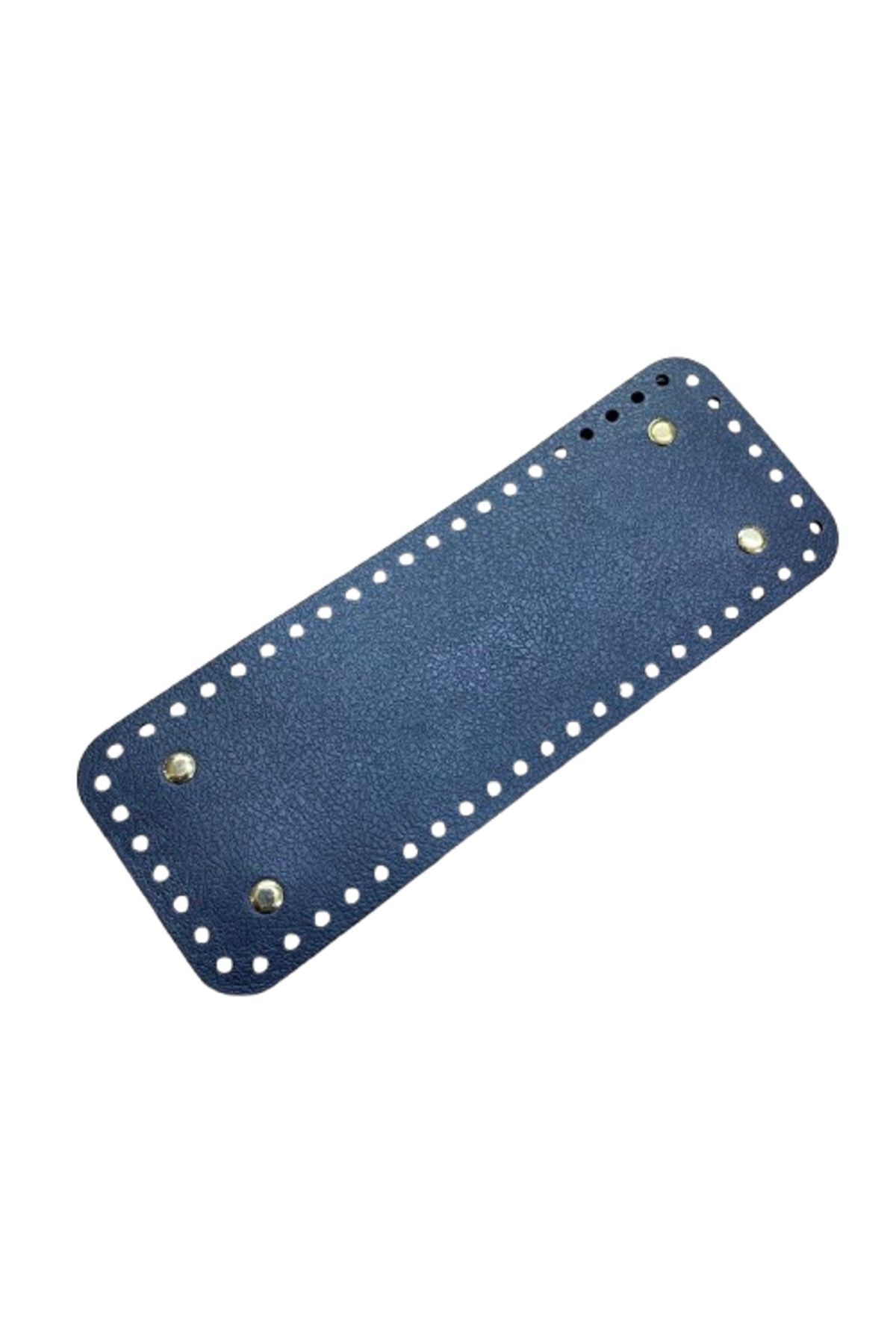 EleganTShoP Rivetli Deri Çanta Tabanı Dikdörtgen 23*8,4 cm