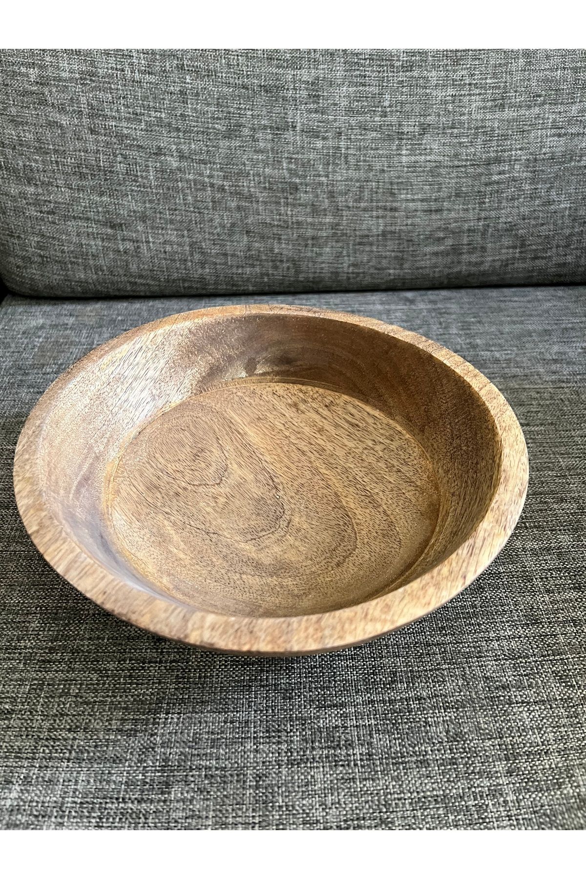 VonaHome Doğal Ahşap Kase 25x8cm