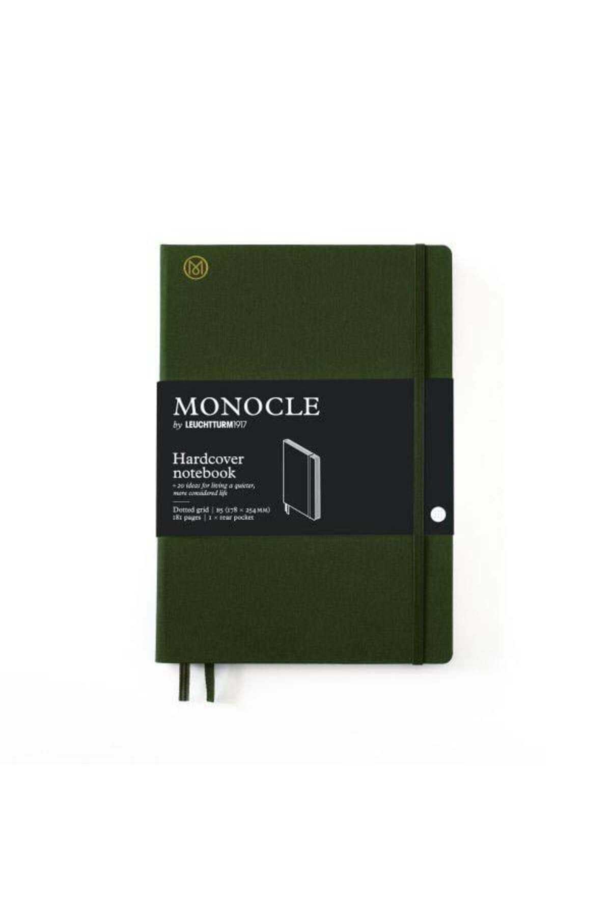 Leuchtturm1917 X Monocle Limited Edition Defter B5, Sert Kapak, 192 Noktalı Sayfa Olive 369721