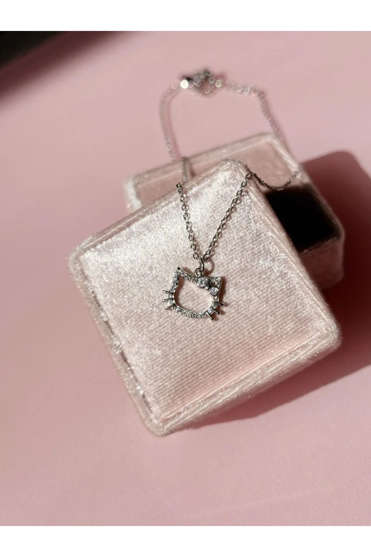 Harlofia Jewelry Çelik Hello Kitty Kolye