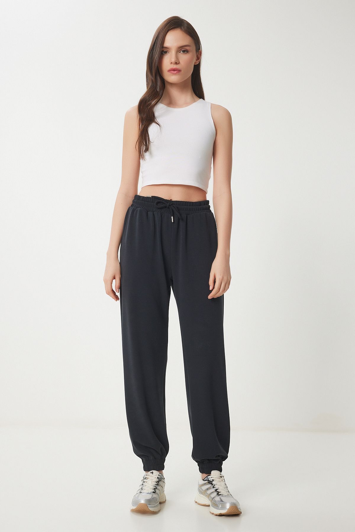 Lovelyİstanbul Jogger Modal Eşofman Altı SİYAH LUB0094