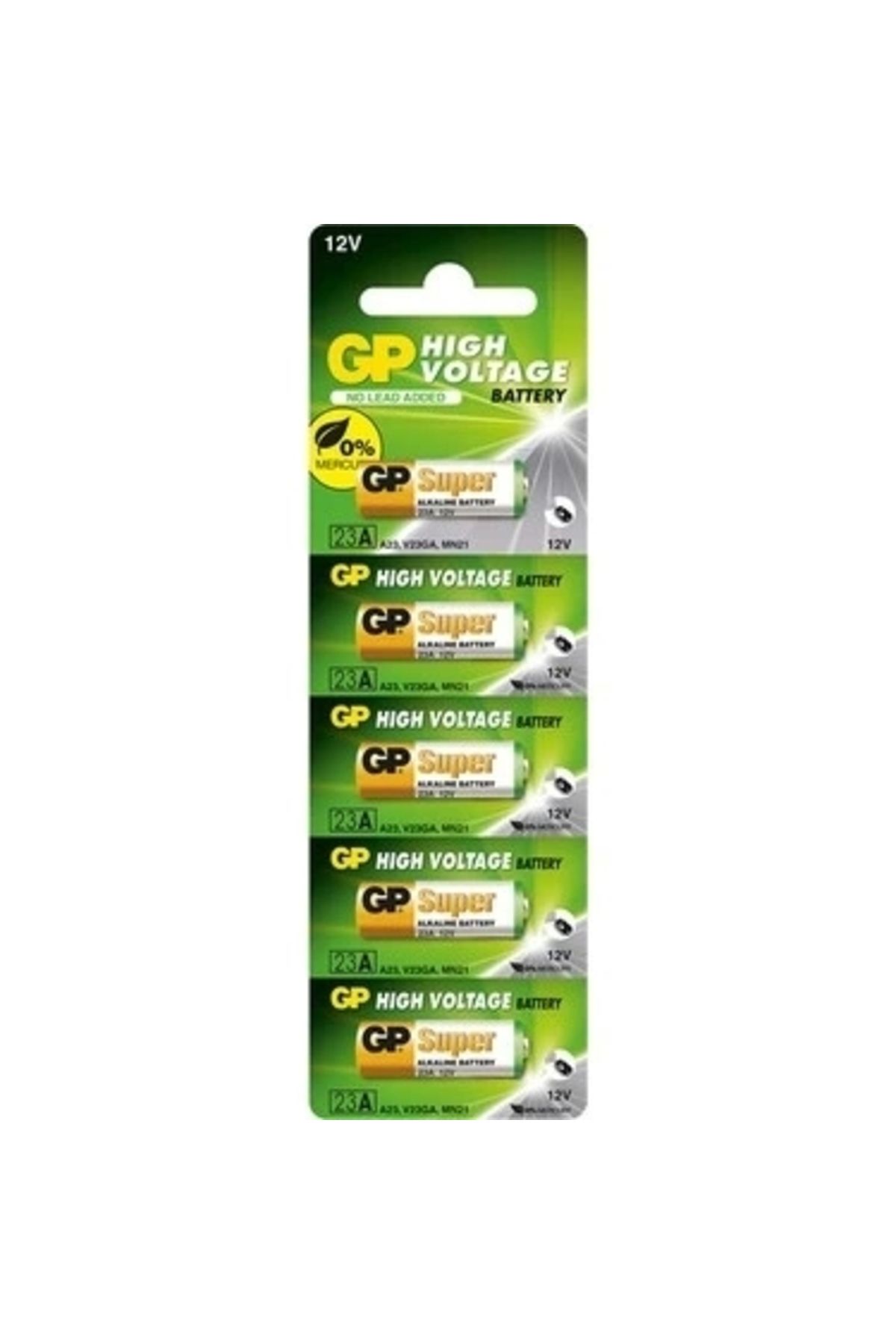 ShopNova Gp 23a V23ga Mn21 12v Alkalin Pil Kepenk Anahtar Pili Beşli Paket