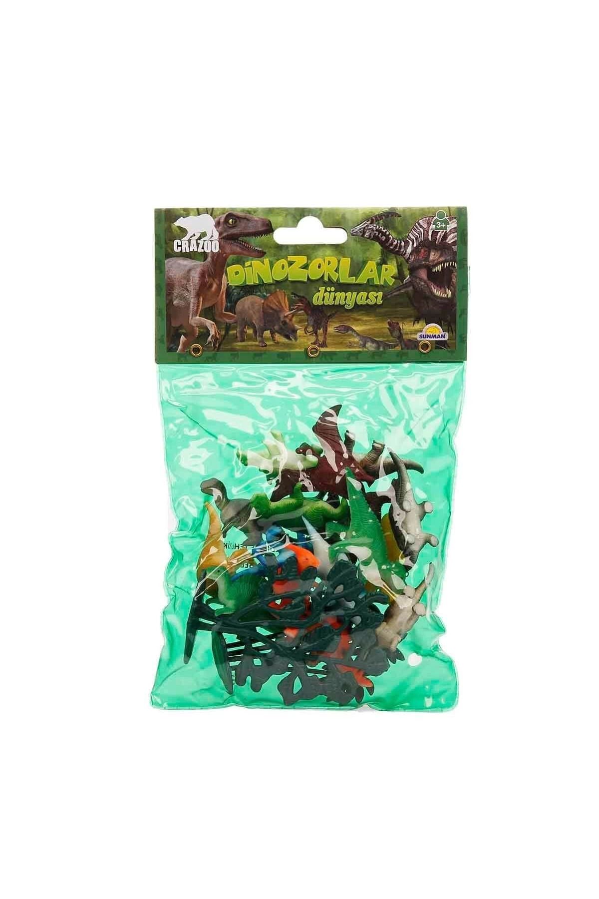 Emperium 0705 Dinozorların Dünyası Poşetli Hayvan Oyun Seti