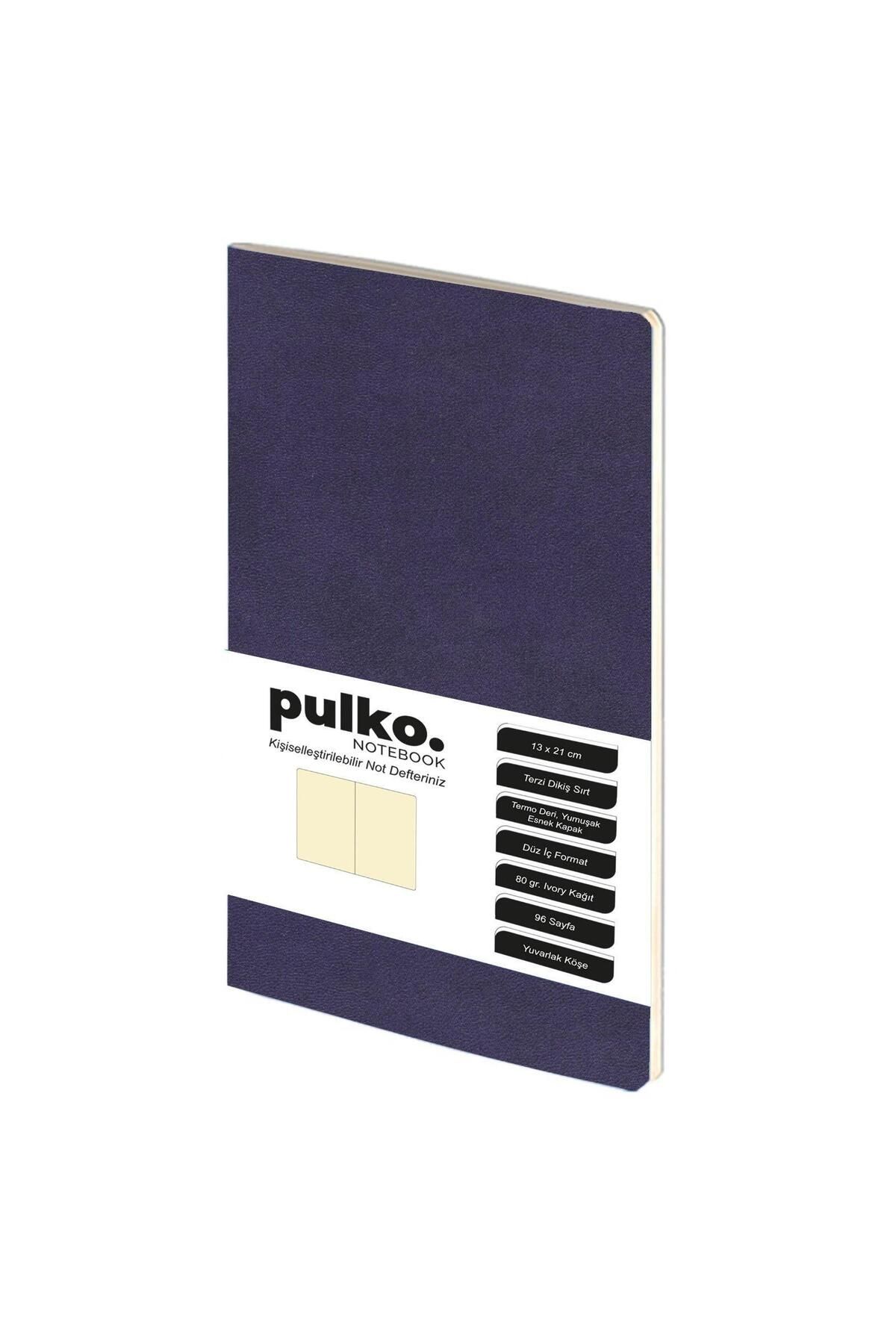 Pulko Terzi Dikiş 13x21 Cm Çizgisiz Defter Menekşe