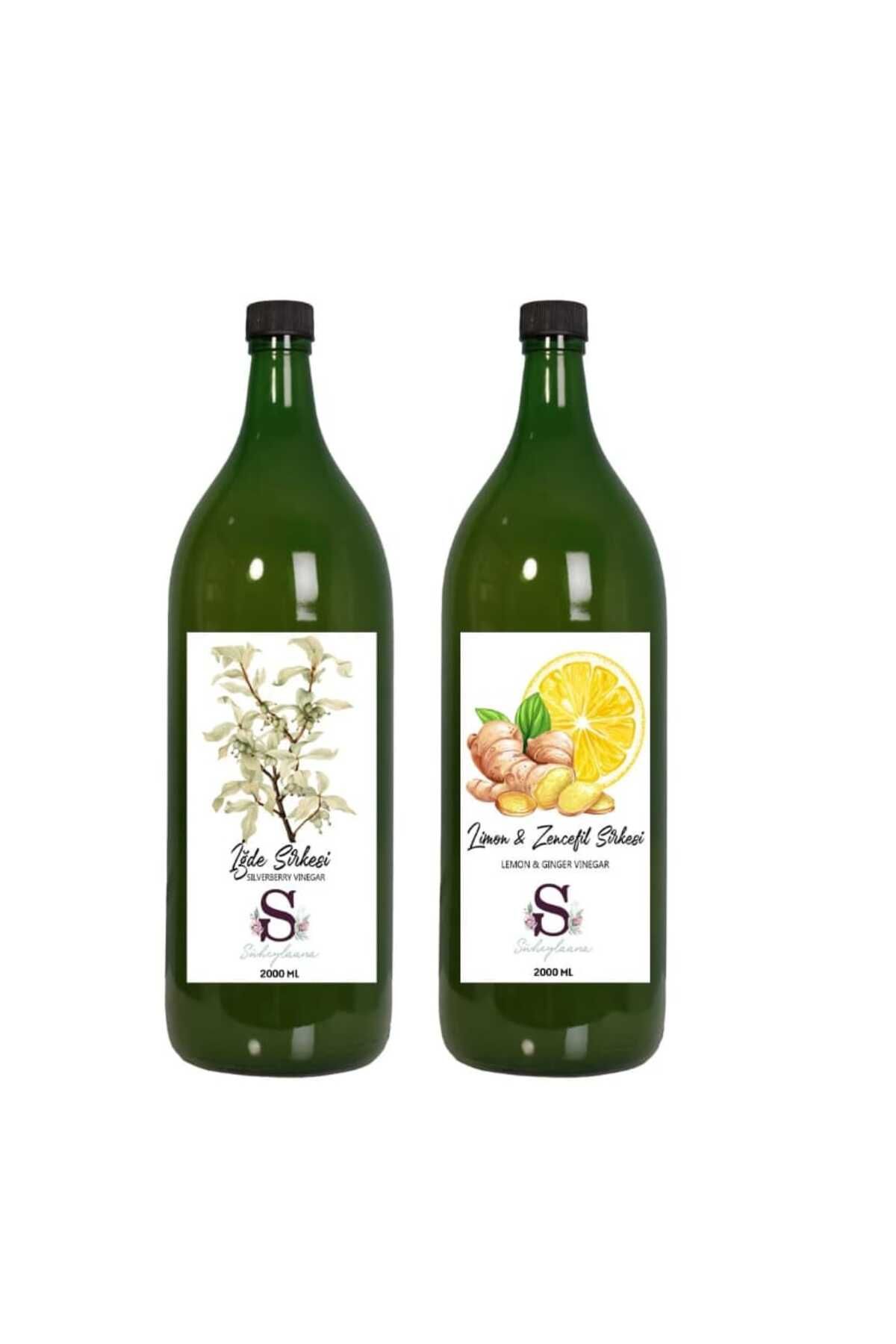 Süheylaana Doğal Îgde Sirkesi 2000 Ml - Doğal Limon & Zencefil Sirkesi 2000 Ml