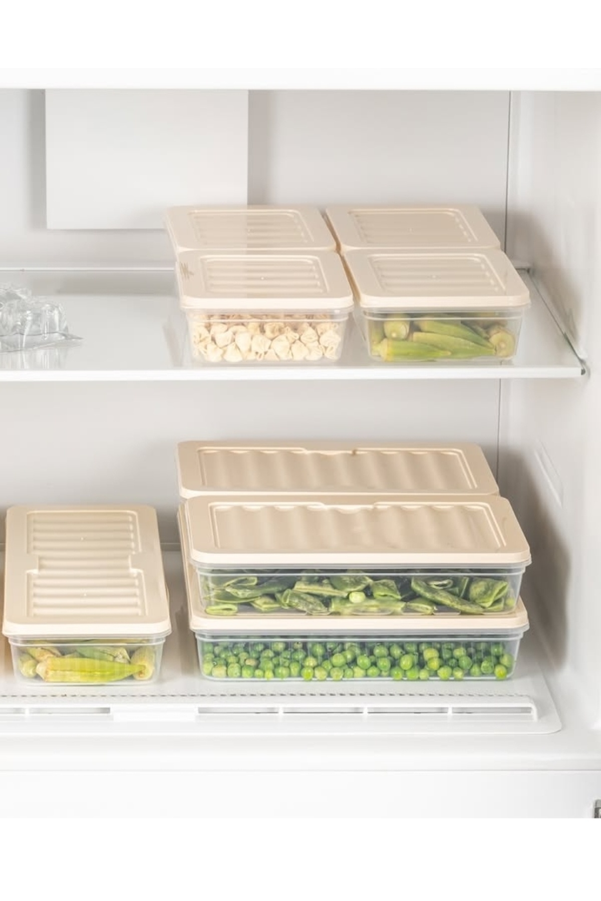 VZN-Refrigerator Organizer Set Fridge Organizer Storage Container Diffuse Compatible Storage Container 3