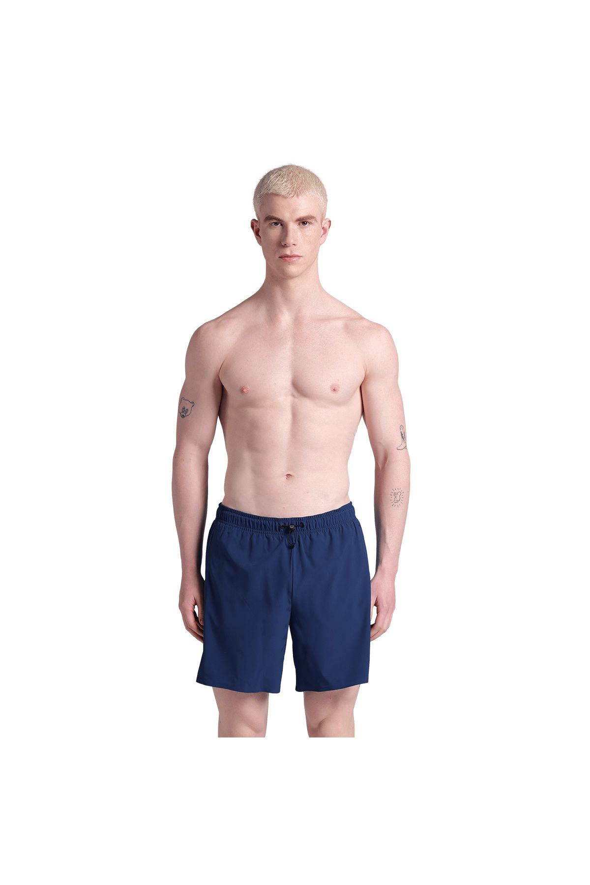 ARENA Evo Beach Boxer Solid Erkek Mavi Deniz Şortu