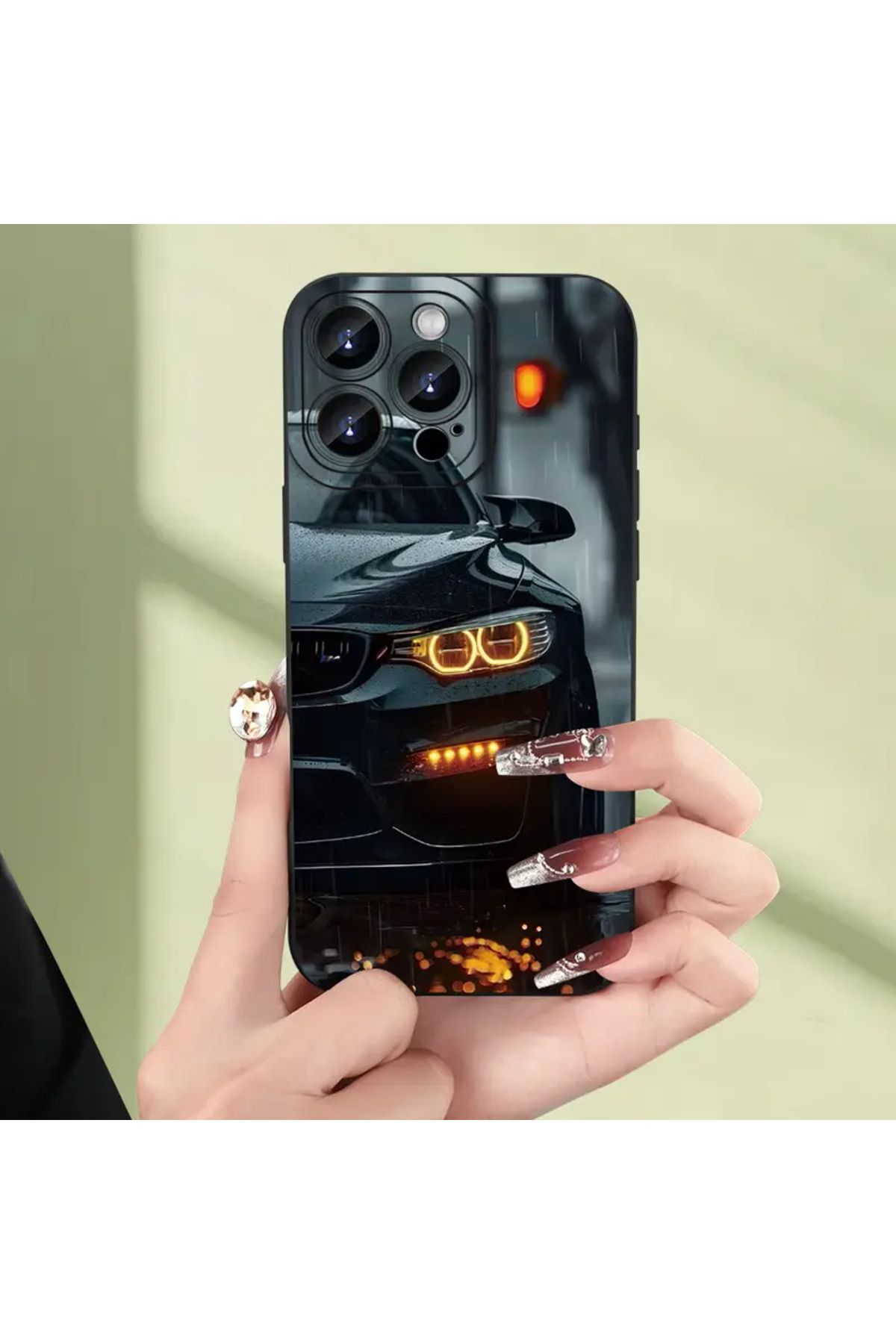 Store Apple İphone 14 Modeline Uygun BMW Araba Markalı Model Şık Tasarım İle Kılıf