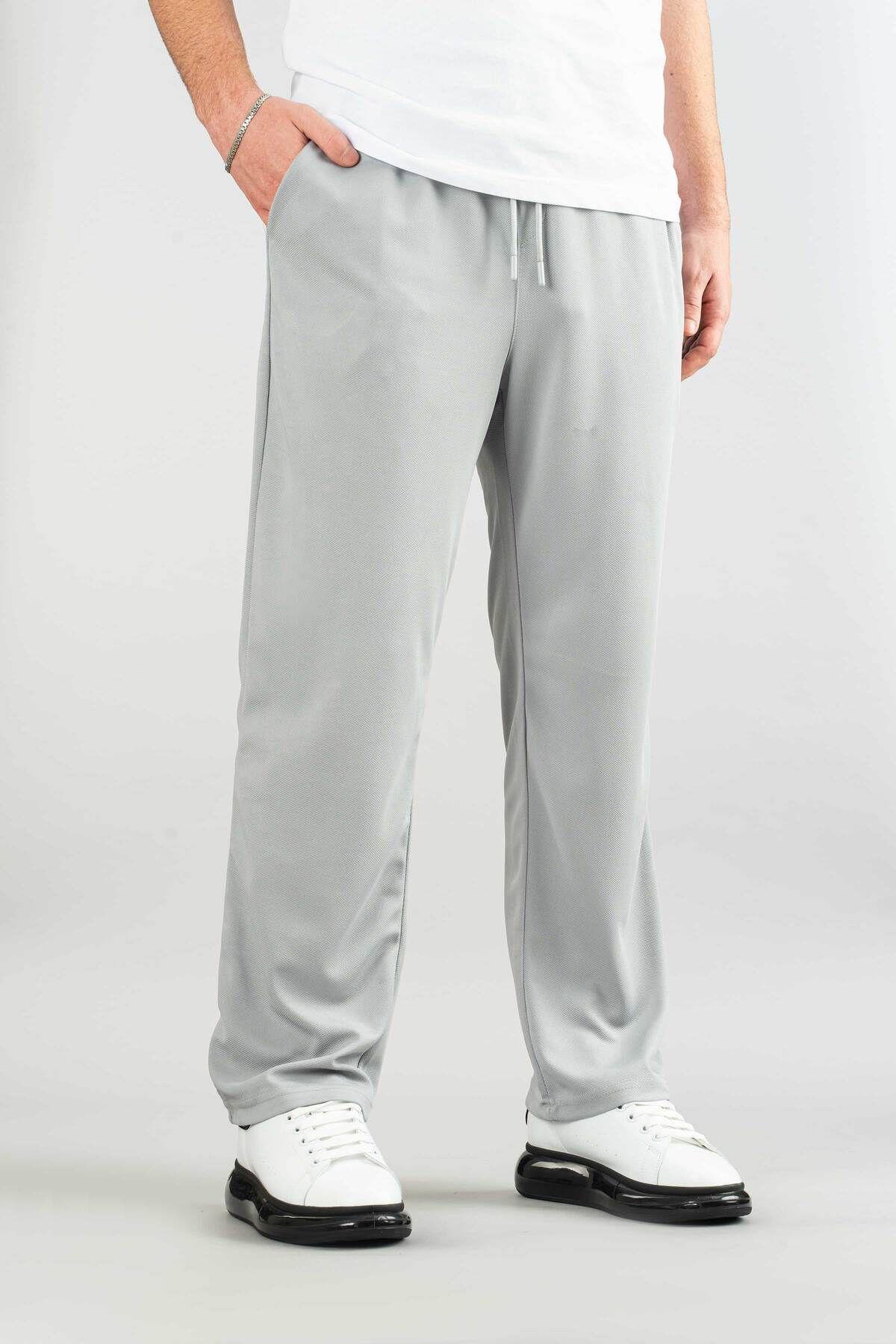 bombe-Men's Jogger Comfortable Fit Bagy Pants Fabric Belted Drawstring Lycra Fabric Canvas Blend Pants 8