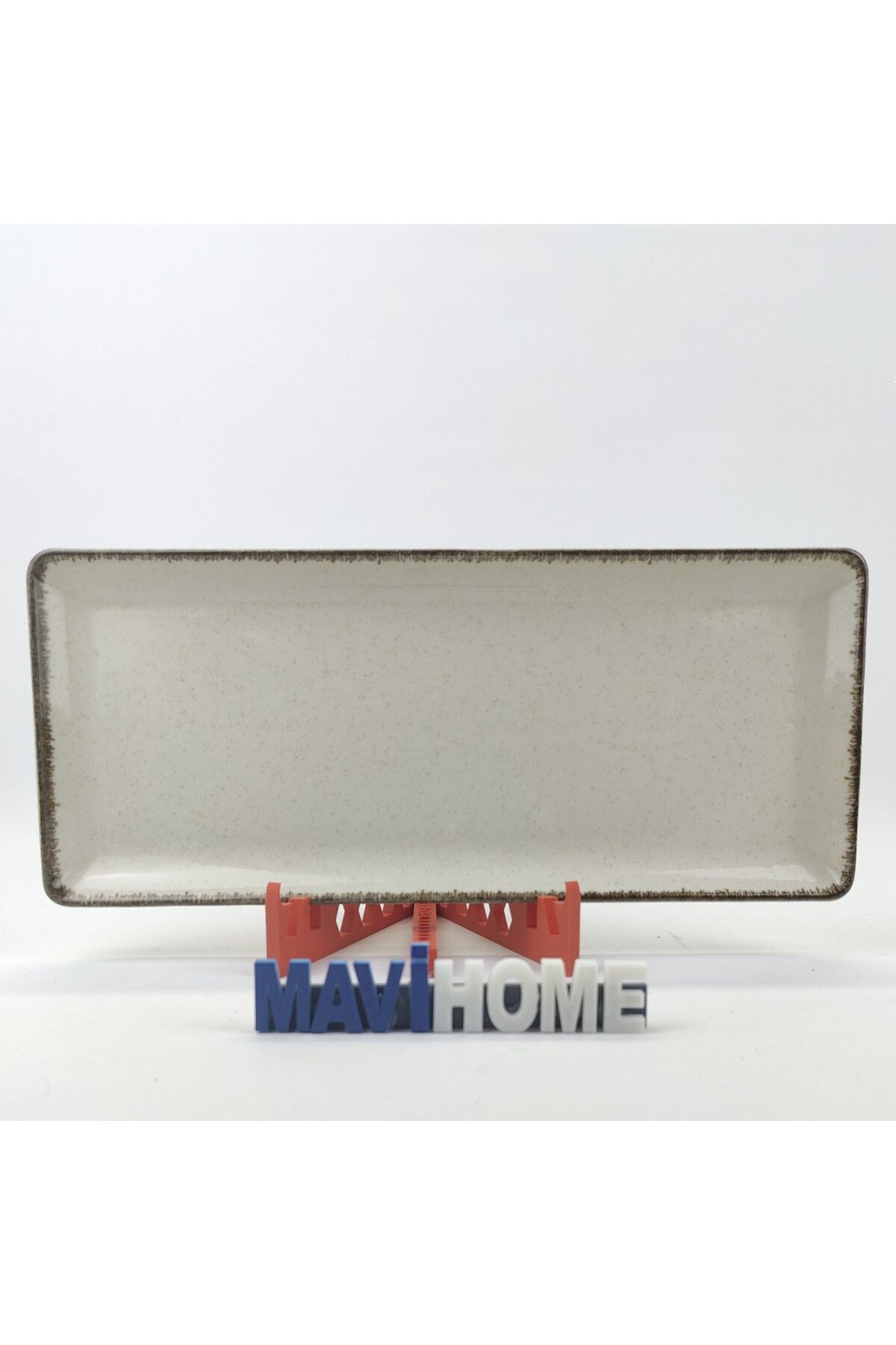 MAViHOME Tan Serisi 35 x 15 Cm Tavuk Dünyası Desenli Tabaklar Tekli