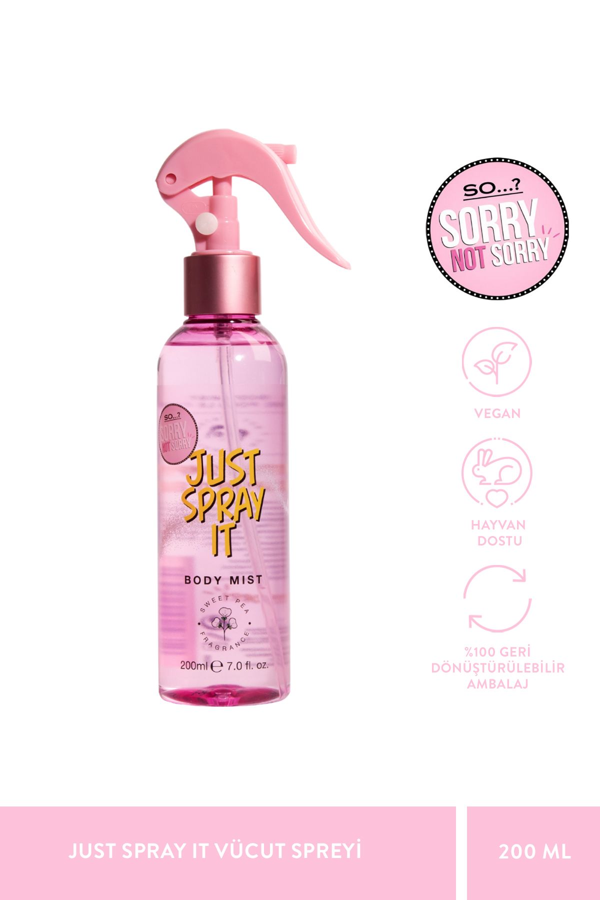 So...? Sns Just Spray It Vücut Spreyi 200ml