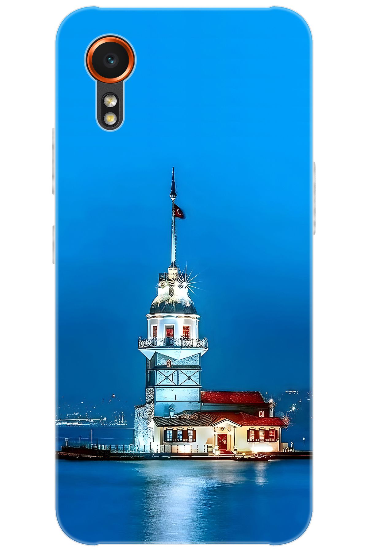 Ceppare Samsung Galaxy XCover7 (SM-G556B) Uyumlu Kılıf Desen Baskılı Silikon Kız Kulesi STK:617 CP-FP2BGS8