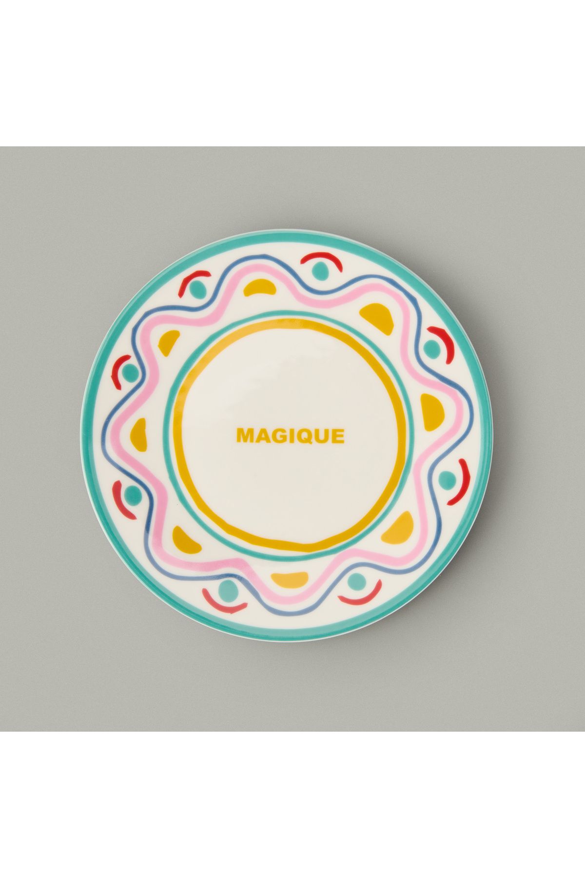 Evidea Kitchen Magique Servis Tabağı - Renkli - 25 cm