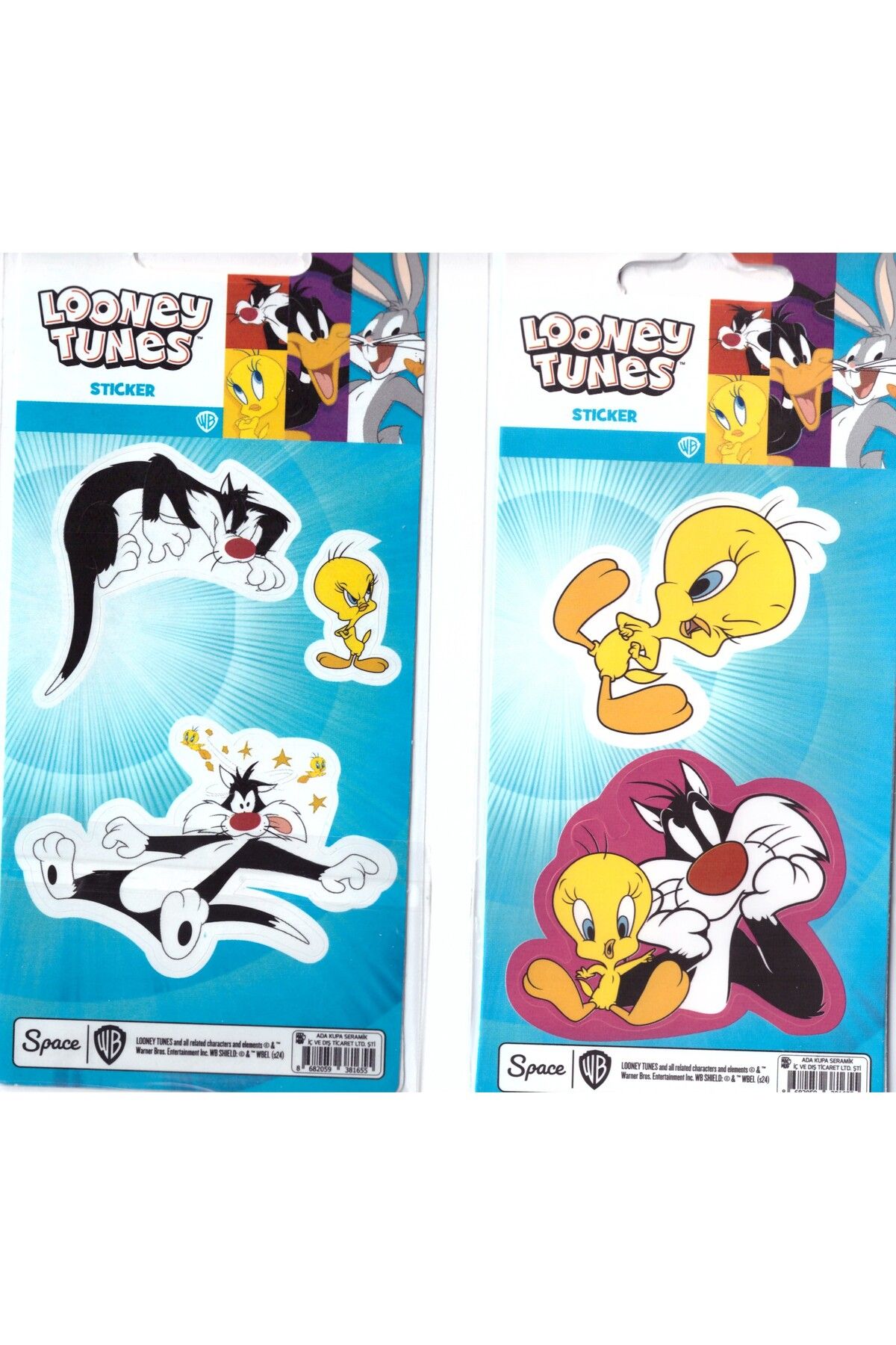 officemate LOONEY TUNES TWEETY-SYLVESTER STICKER STC-381655
