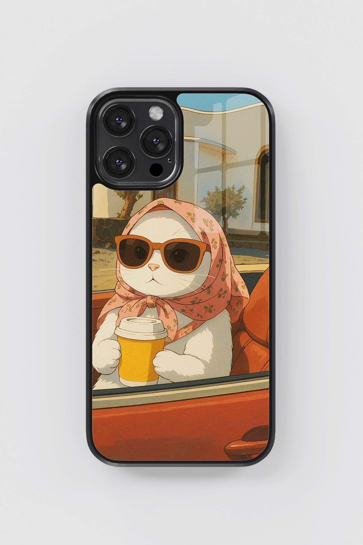 No28studio Cool Cat Flexible Cam Telefon Kılıfı