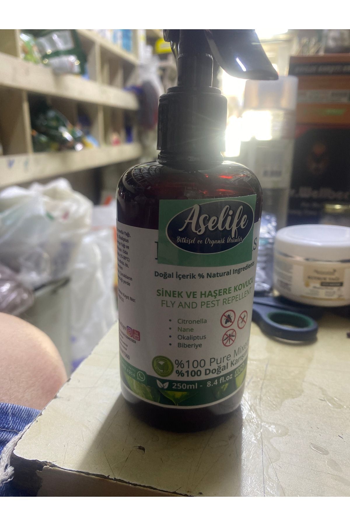 Aselife Sinek ve haşere kovucu sprey 250ml