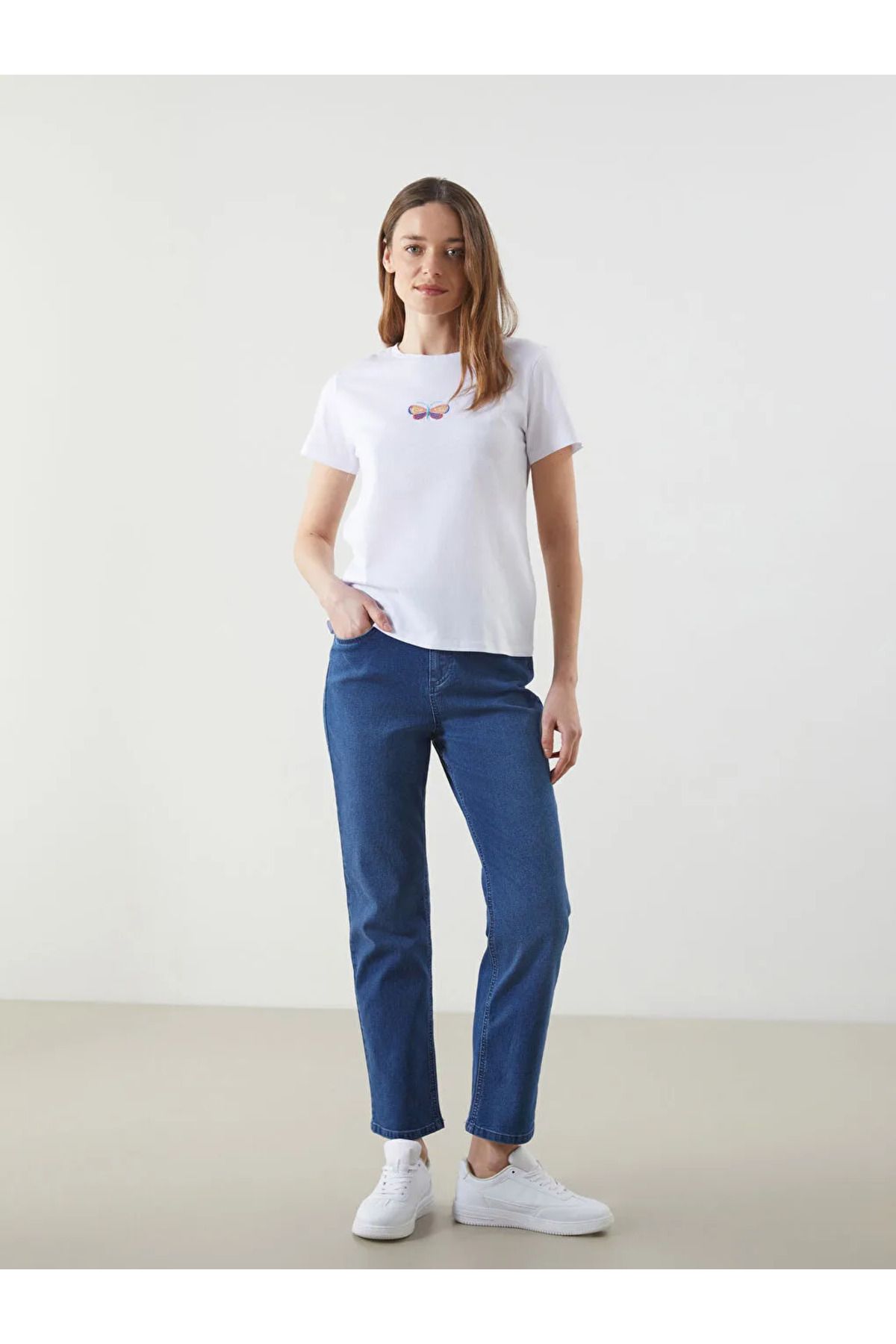 LC Waikiki LCW Grace Mavi Slim Fit Kadın Jean Pantolon