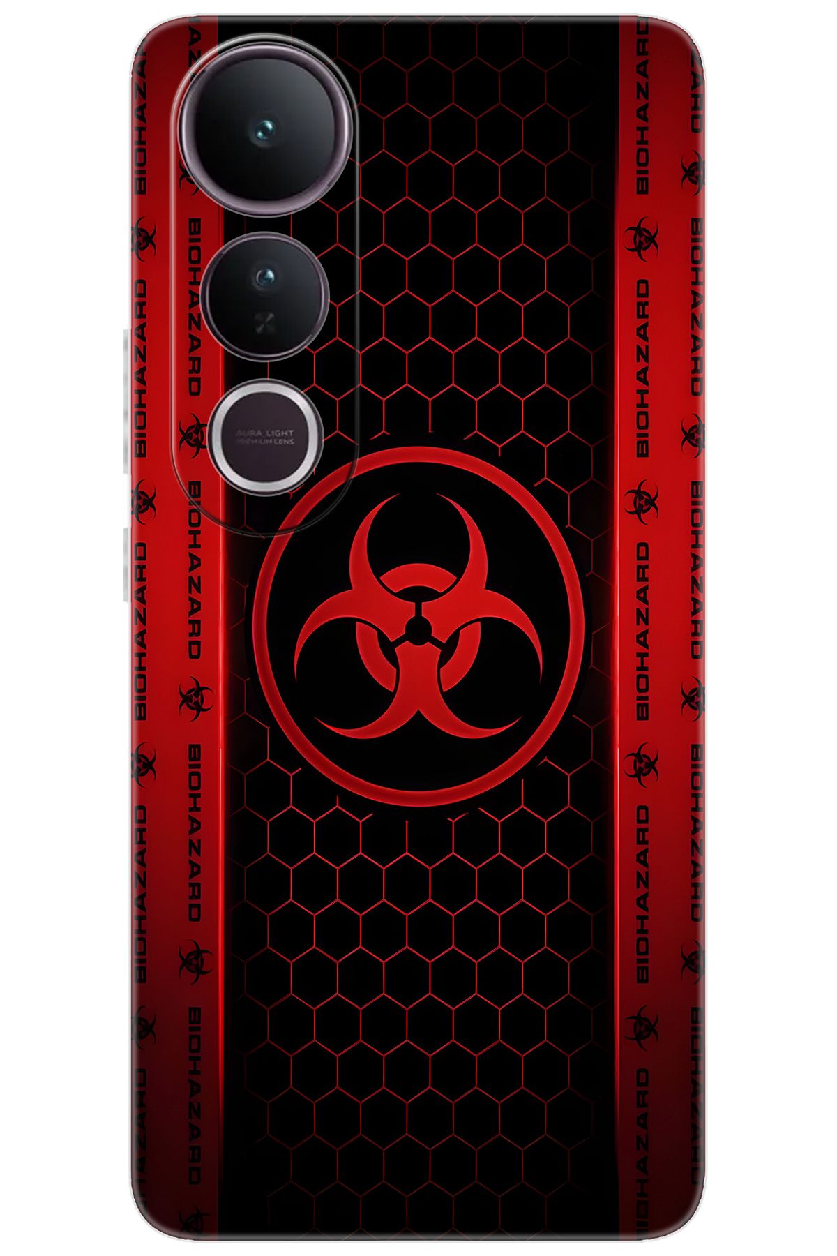 Ceppare Vivo V50 Lite 5G (V2441) Uyumlu Kılıf Desen Baskılı Silikon Biohazard STK:754 CP-6dFn11Y