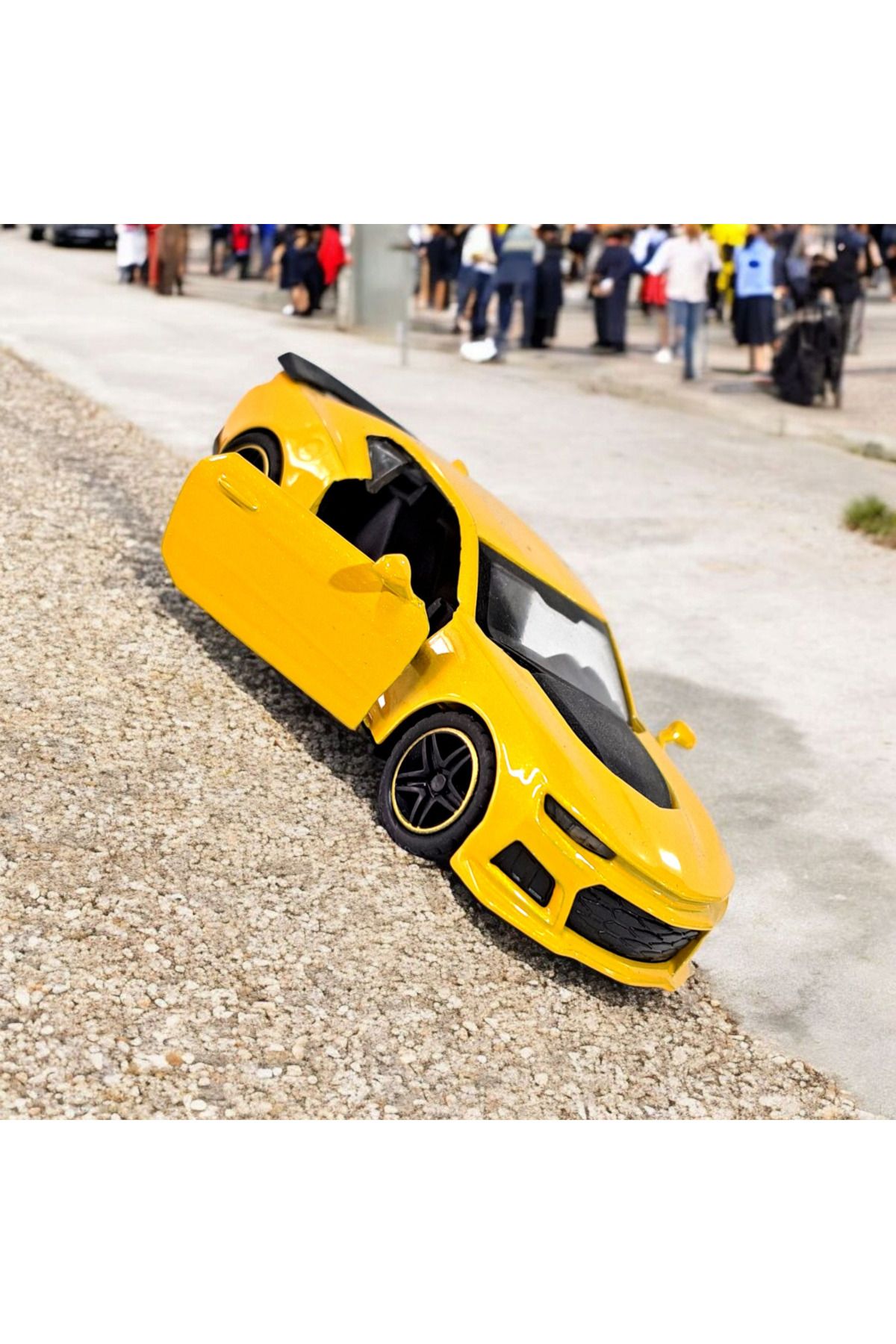 ALYTOYS Oyuncak Araba Metal Araba Çek Bırak Motorlu Kapıları Açılır 10,5x4,5cm Spor Araba