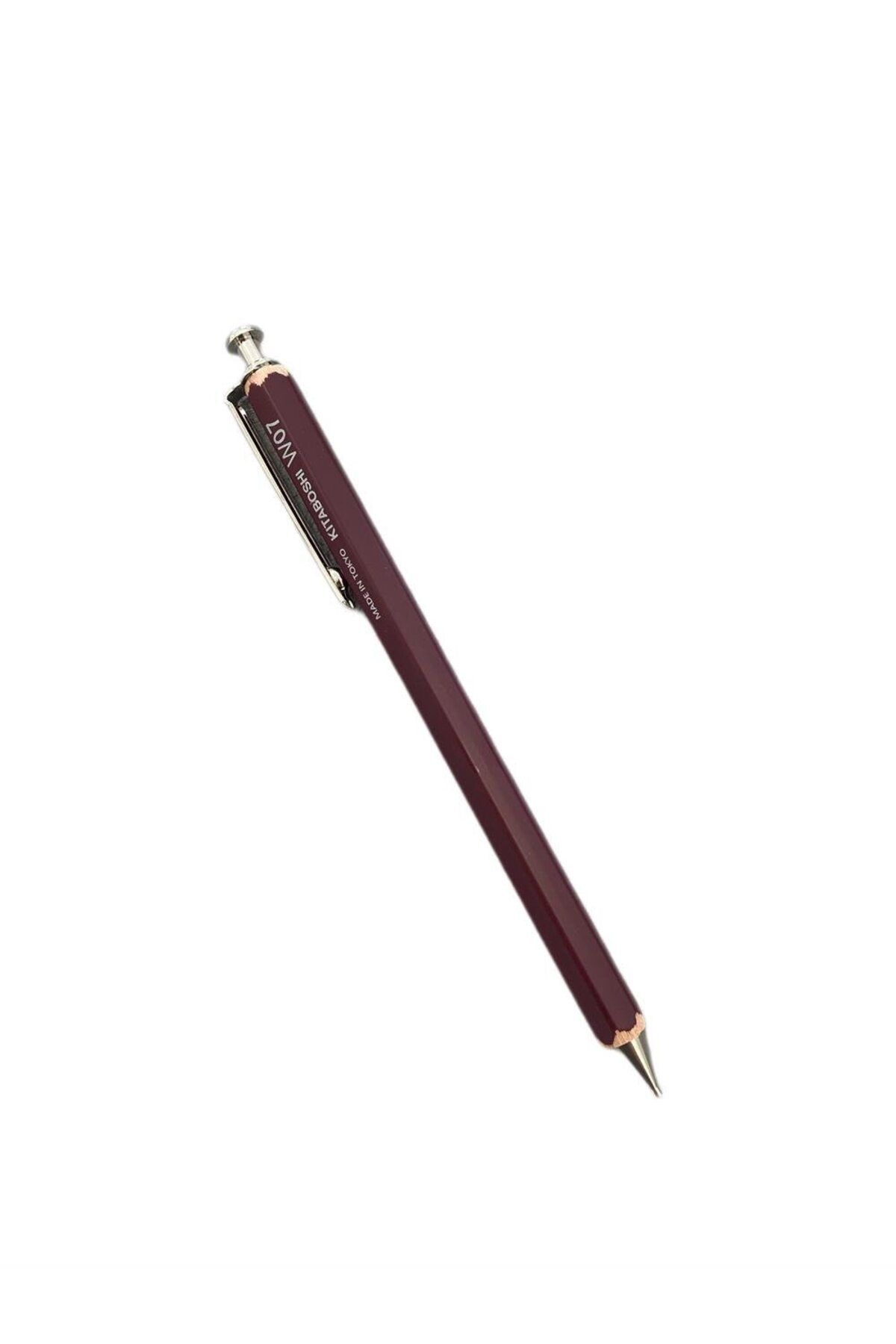 Kitaboshi Sedir Ağacı Gövdeli Japonya Üretimi Yumuşak Tükenmez Kalem 1.0 Mm Bordo