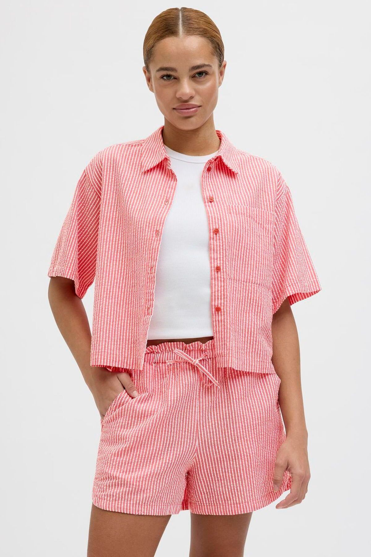 Jack & Jones Kadin Çizgili Gömlek - Windy