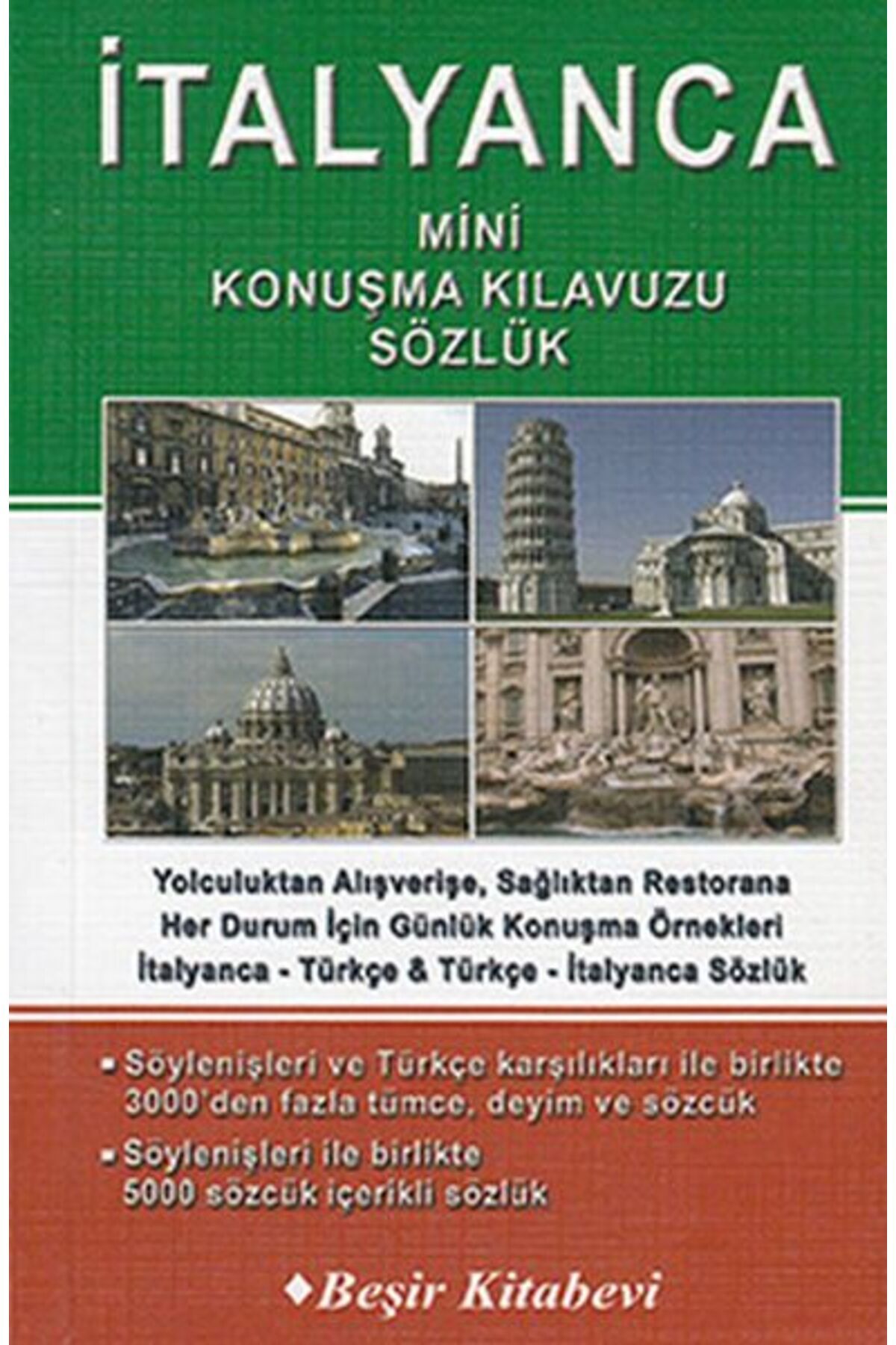 Beşir Kitabevi İtalyanca Mini Konuşma Kılavuzu Sözlük