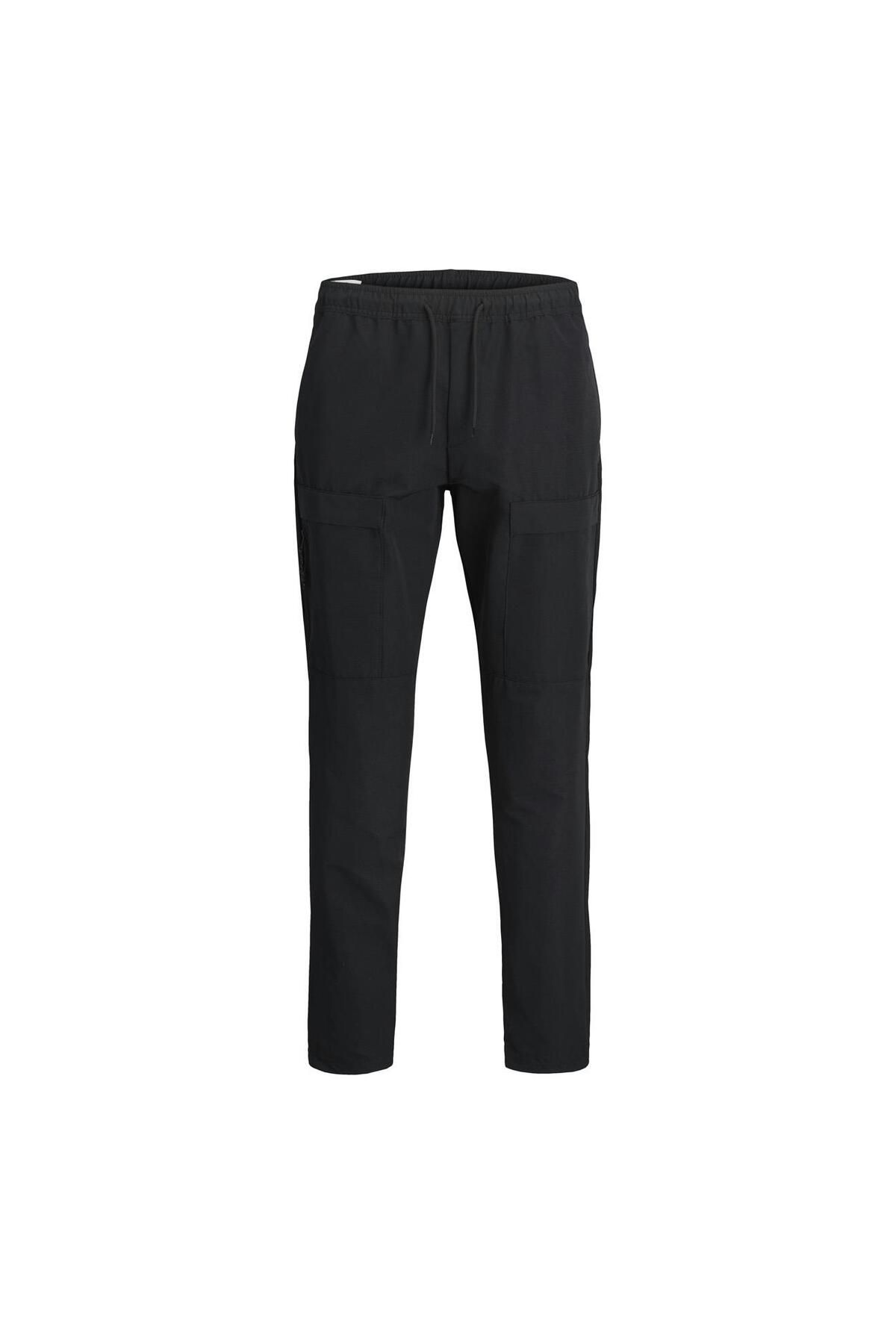 Jack & Jones Tech Cargo Jogger Siyah Erkek Eşofman Altı-12273285