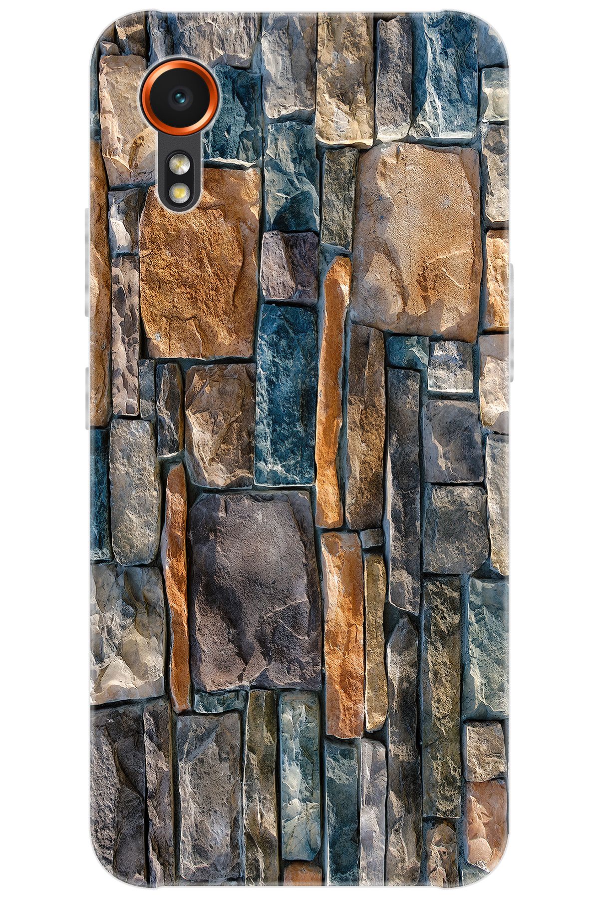 Ceppare Samsung Galaxy XCover7 (SM-G556B) Uyumlu Kılıf Desen Baskılı Silikon Taş Duvar STK:233 CP-cQNso9b
