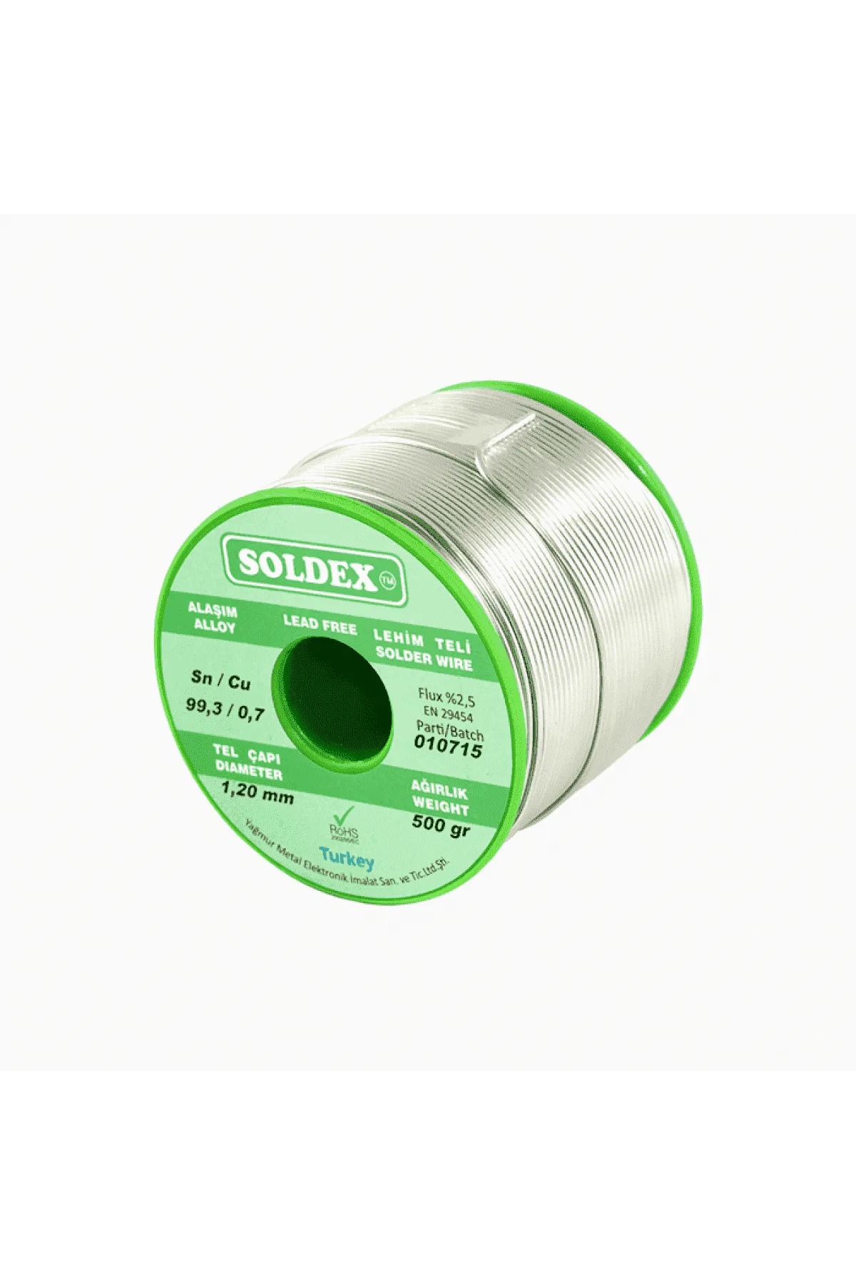 Modafiks Sn: 99.3 - Cu: 0.7 - 500 Gr 1.6 Mm - Kurşunsuz Gümüşsüz Lehim Teli