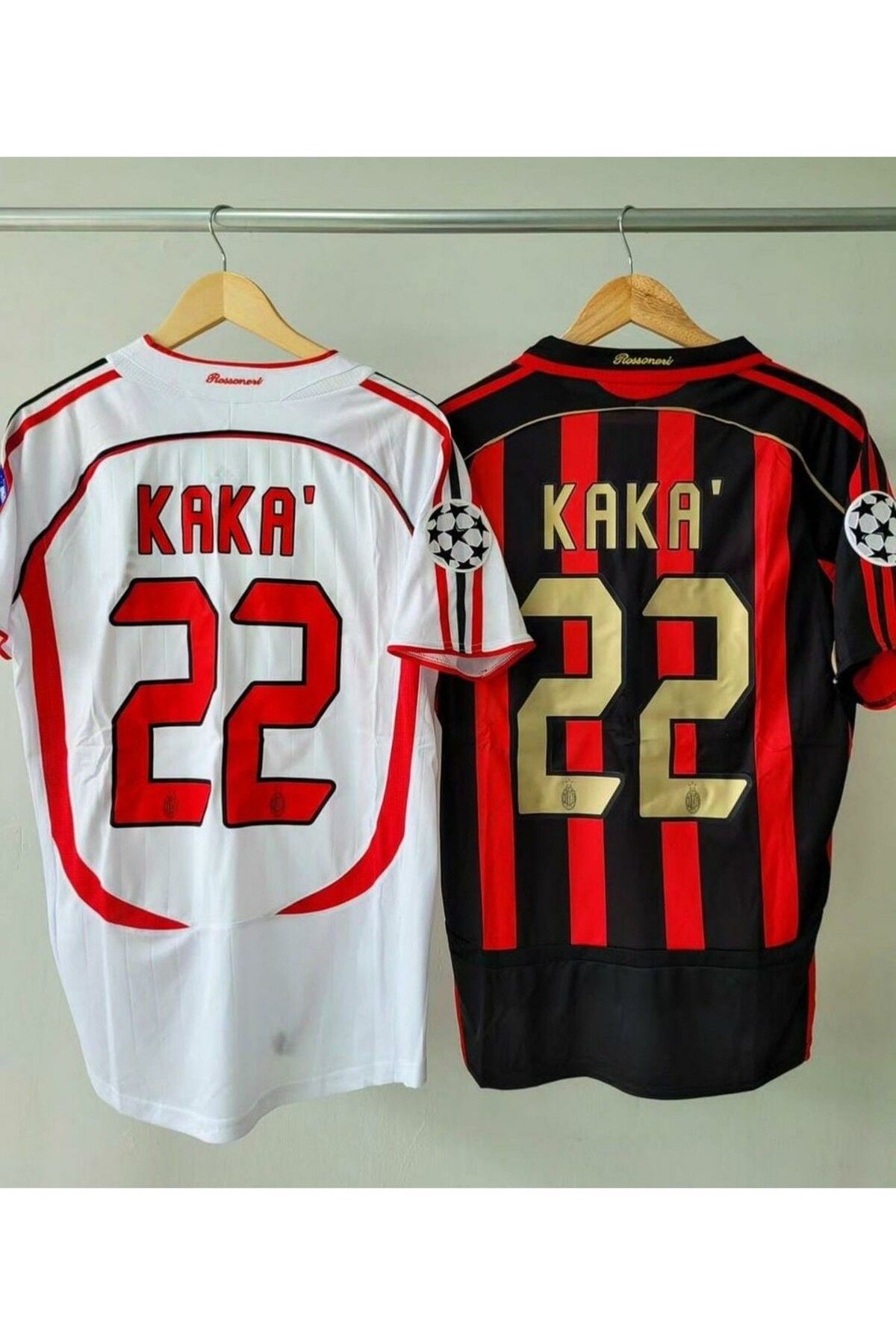 kombinezyum A.c Milan 2007 Sezonu #22 Kaka Leite Nostalji Forması Ikili Kombin