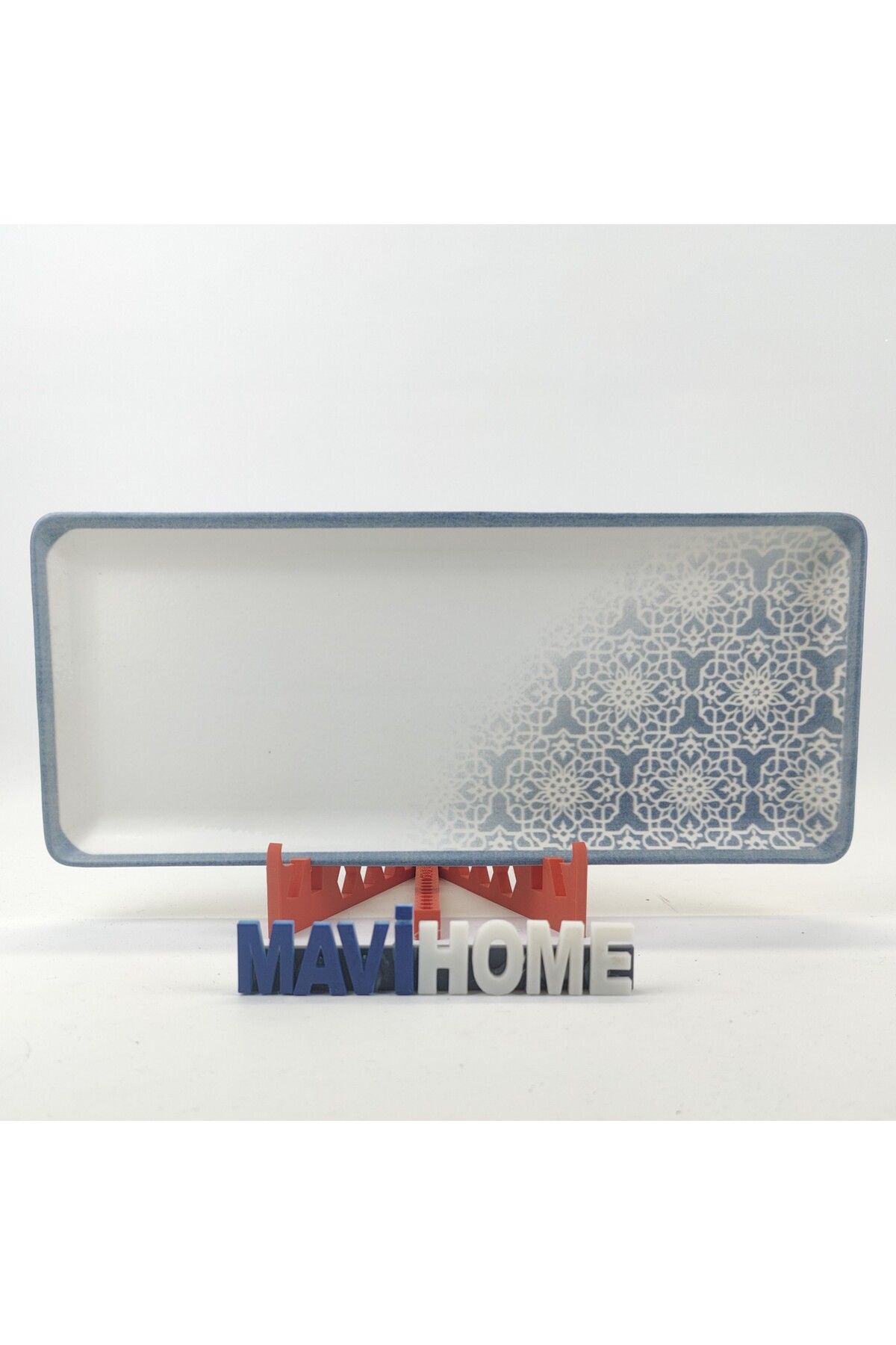 MAViHOME Tan Serisi 35 x 15 Cm Tavuk Dünyası Desenli Tabaklar Tekli