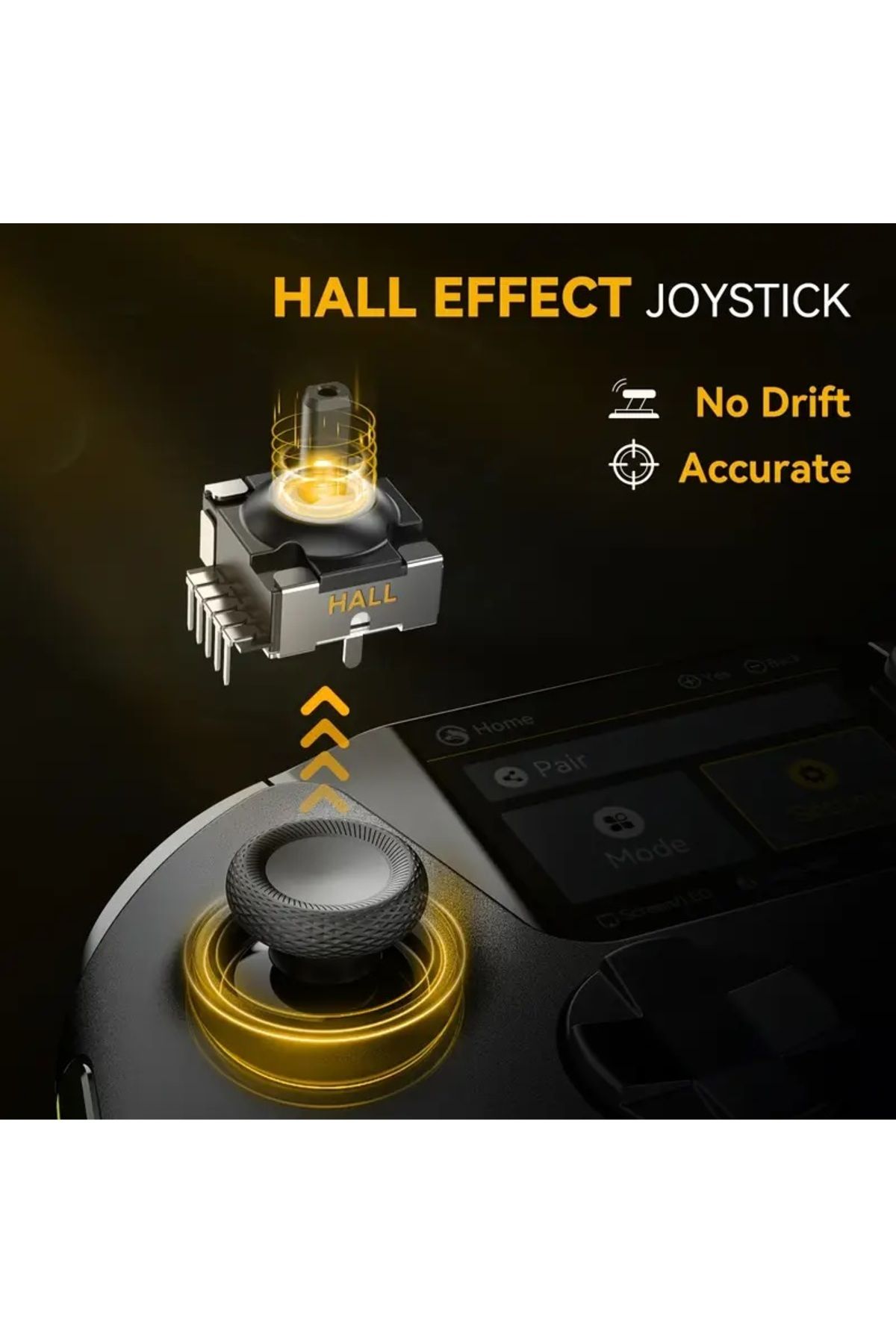 Man-Interactive Wireless Game Controller (No Gimbal)4 iOS/PC/Android/Deck,Hall Effect&Shooting Stick 7