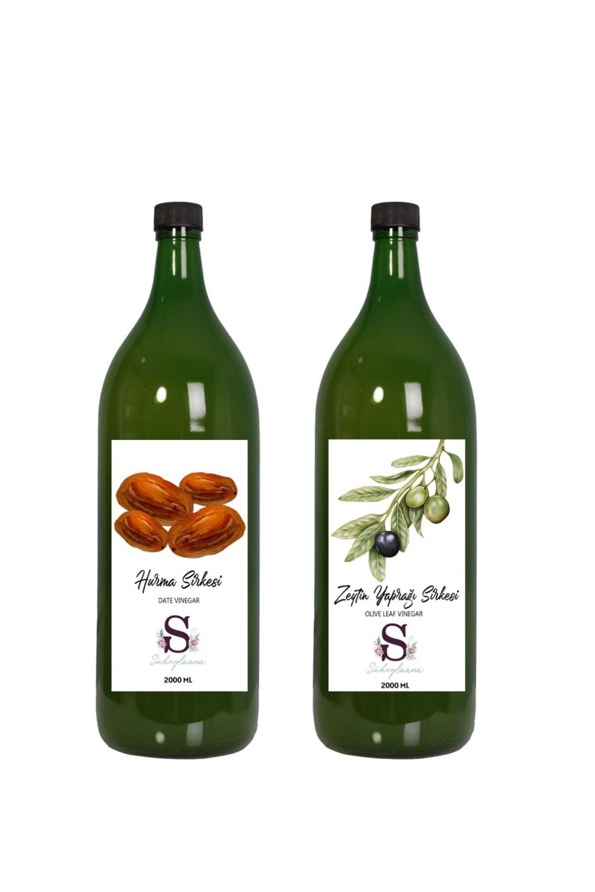 Süheylaana Doğal Hurma Sirkesi 2000 Ml - Doğal Zeytin Yaprağı Sirkesi 2000 Ml
