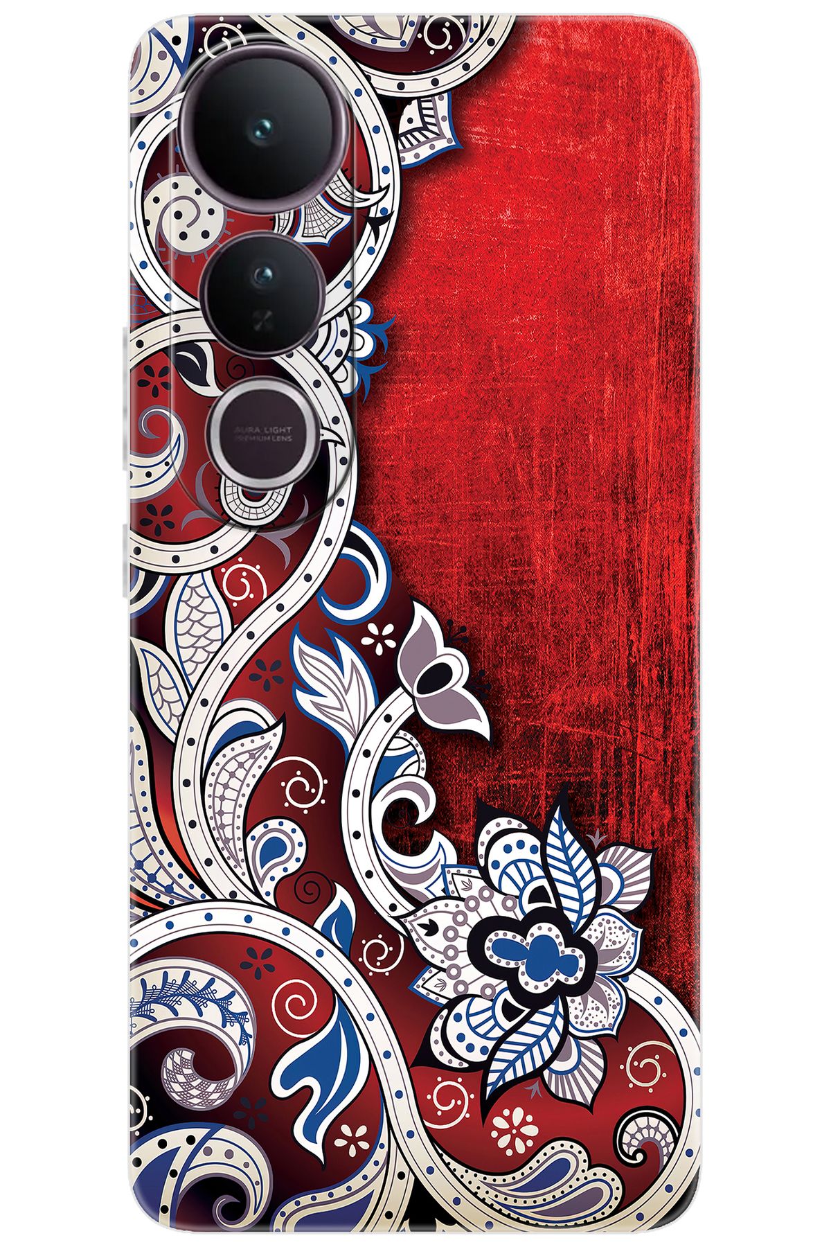 Ceppare Vivo V50 Lite 5G (V2441) Uyumlu Kılıf Desen Baskılı Silikon Vektör Tasarım STK:539 CP-1xAU9p7