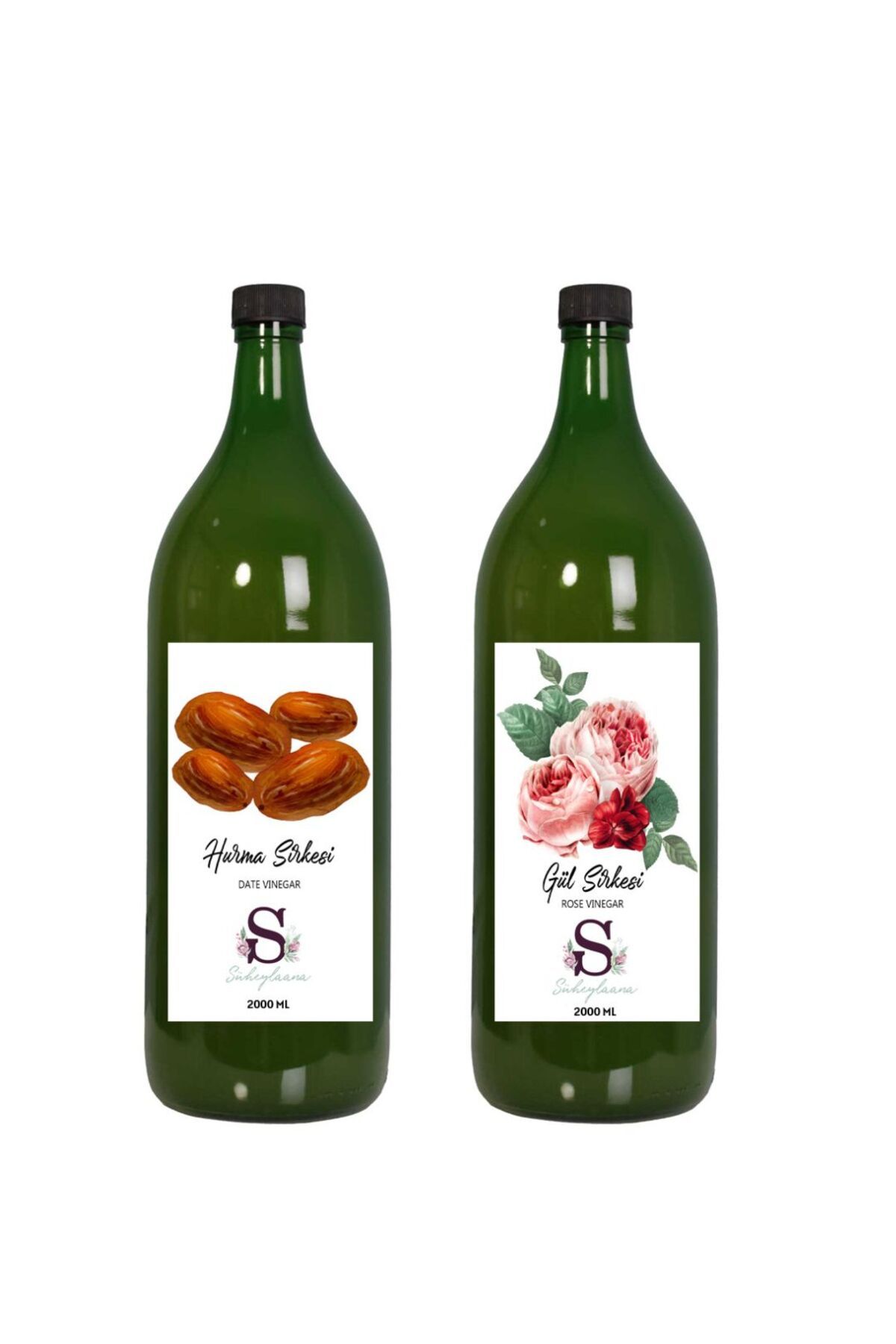 Süheylaana Doğal Hurma Sirkesi 2000 Ml - Doğal Gül Sirkesi 2000 Ml