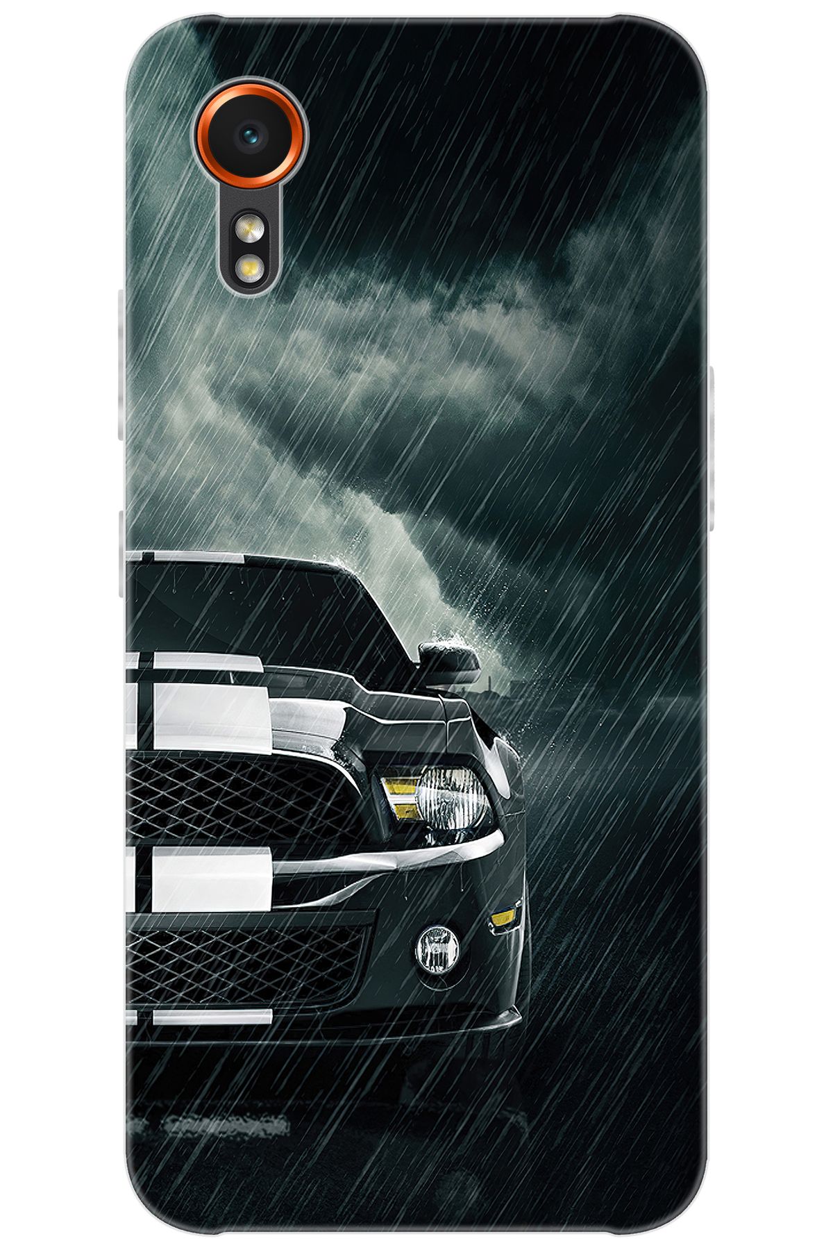 Ceppare Samsung Galaxy XCover7 (SM-G556B) Uyumlu Kılıf Desen Baskılı Silikon Araba Model STK:290 CP-93GvX39