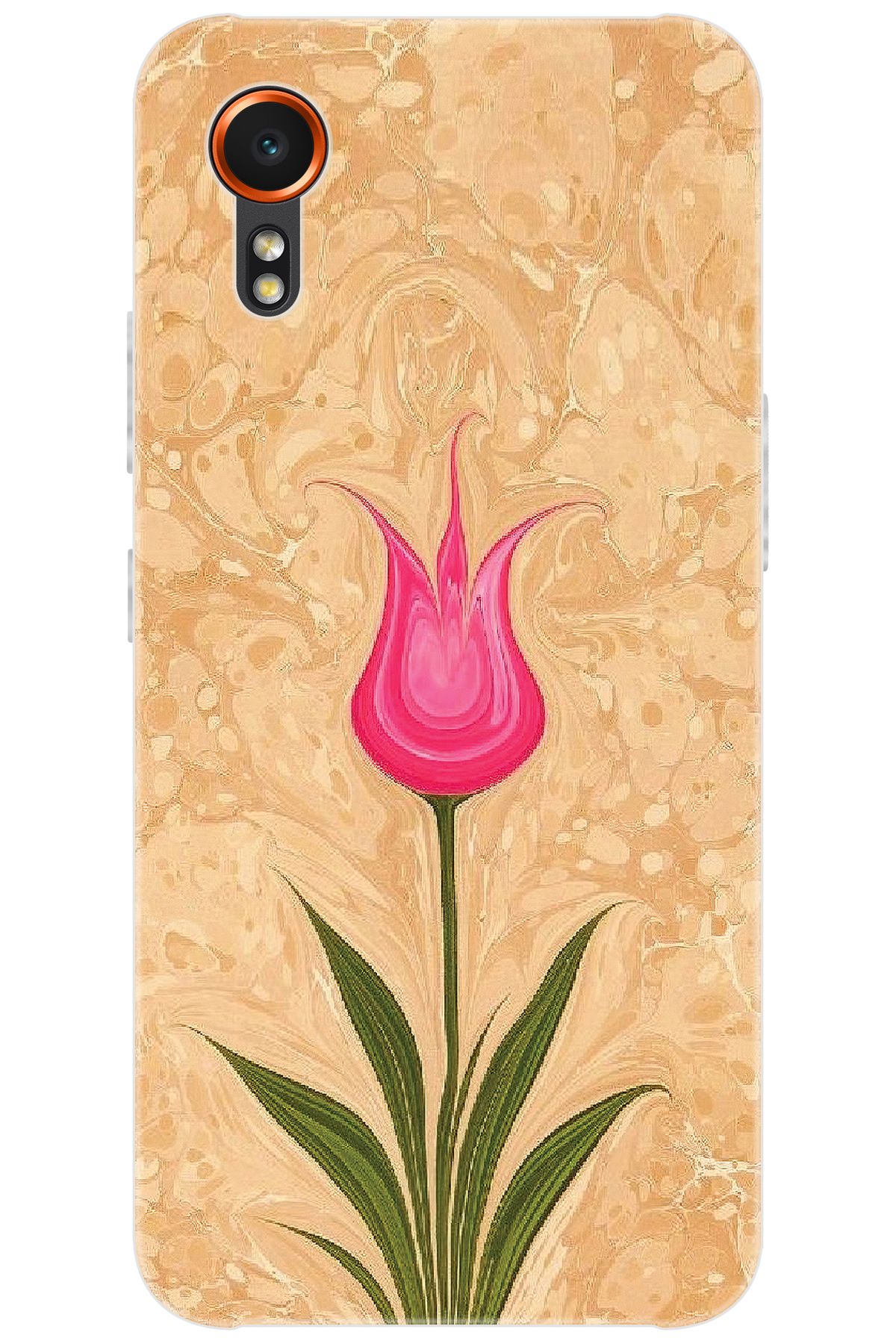 Ceppare Samsung Galaxy XCover7 (SM-G556B) Uyumlu Kılıf Desen Baskılı Silikon Lale Tasarım STK:544 CP-sk7dteX