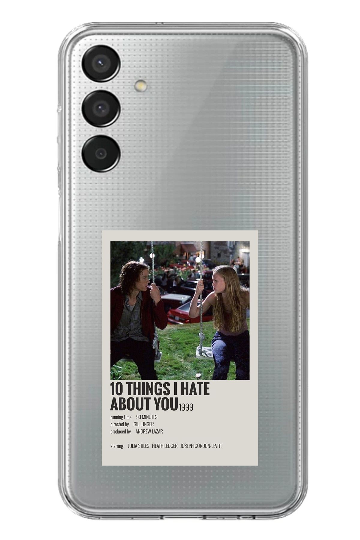 TechTree Samsung Galaxy M15 Uyumlu 10 things i hate about you Tasarımlı Şeffaf Silikon Kılıf