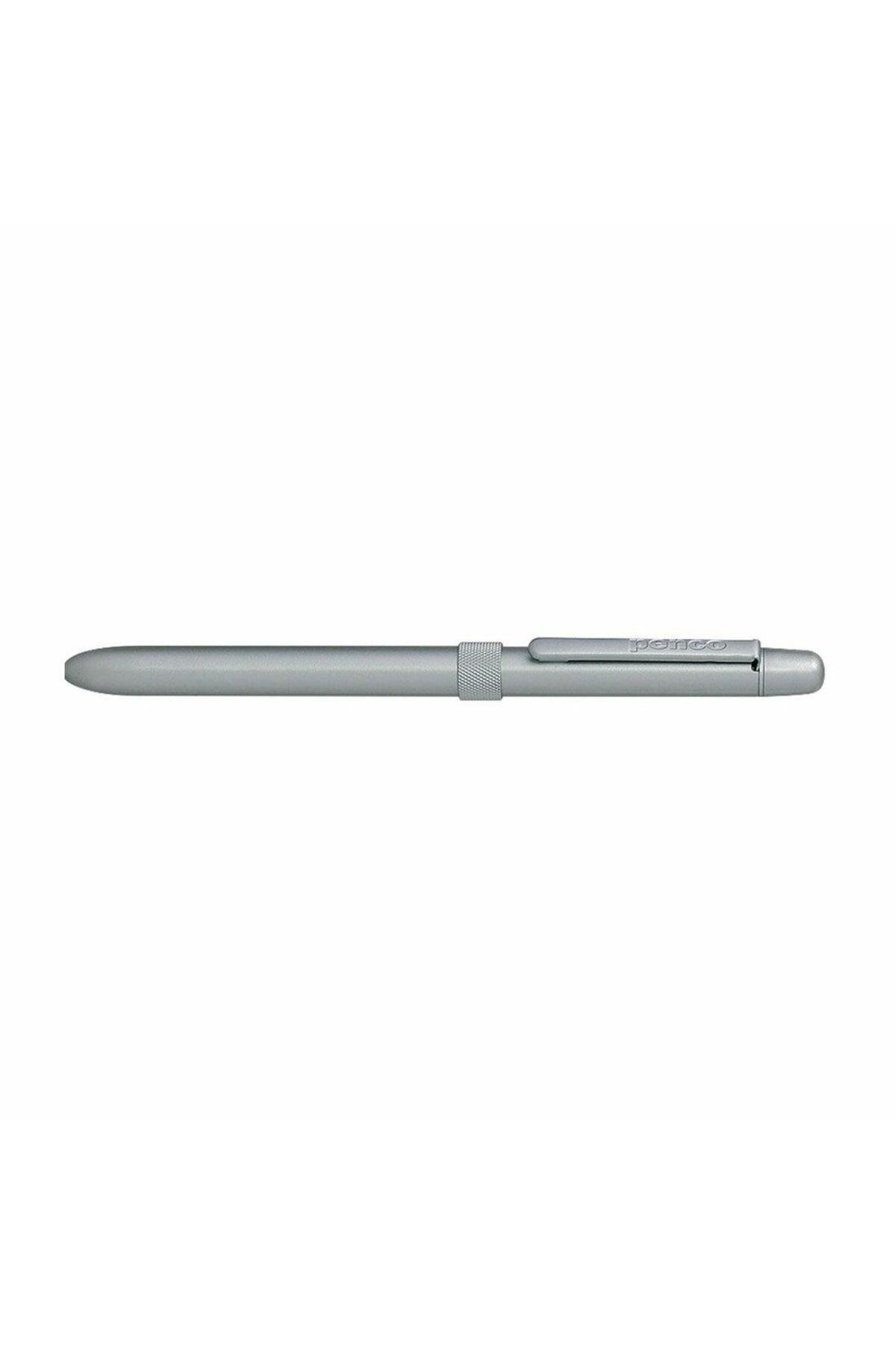 Penco 3 In 1 Multi Pen & Pencil Silver