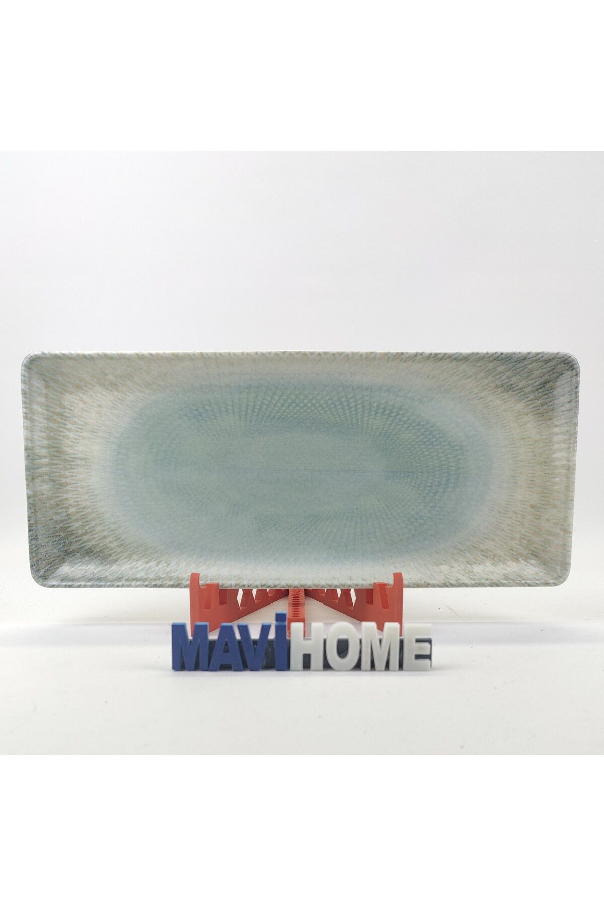 MAViHOME Tan Serisi 35 x 15 Cm Tavuk Dünyası Desenli Tabaklar Tekli