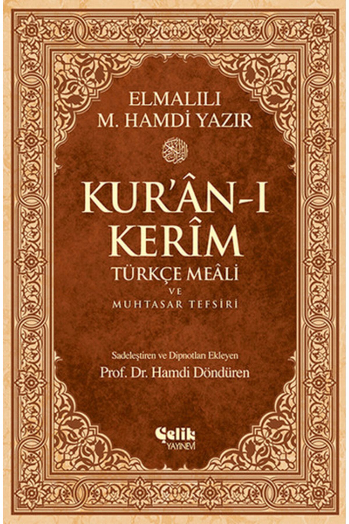 Çelik Yayınevi Kuranı Kerim Türkçe Meali ve Muhtasar Tefsiri Orta Boy