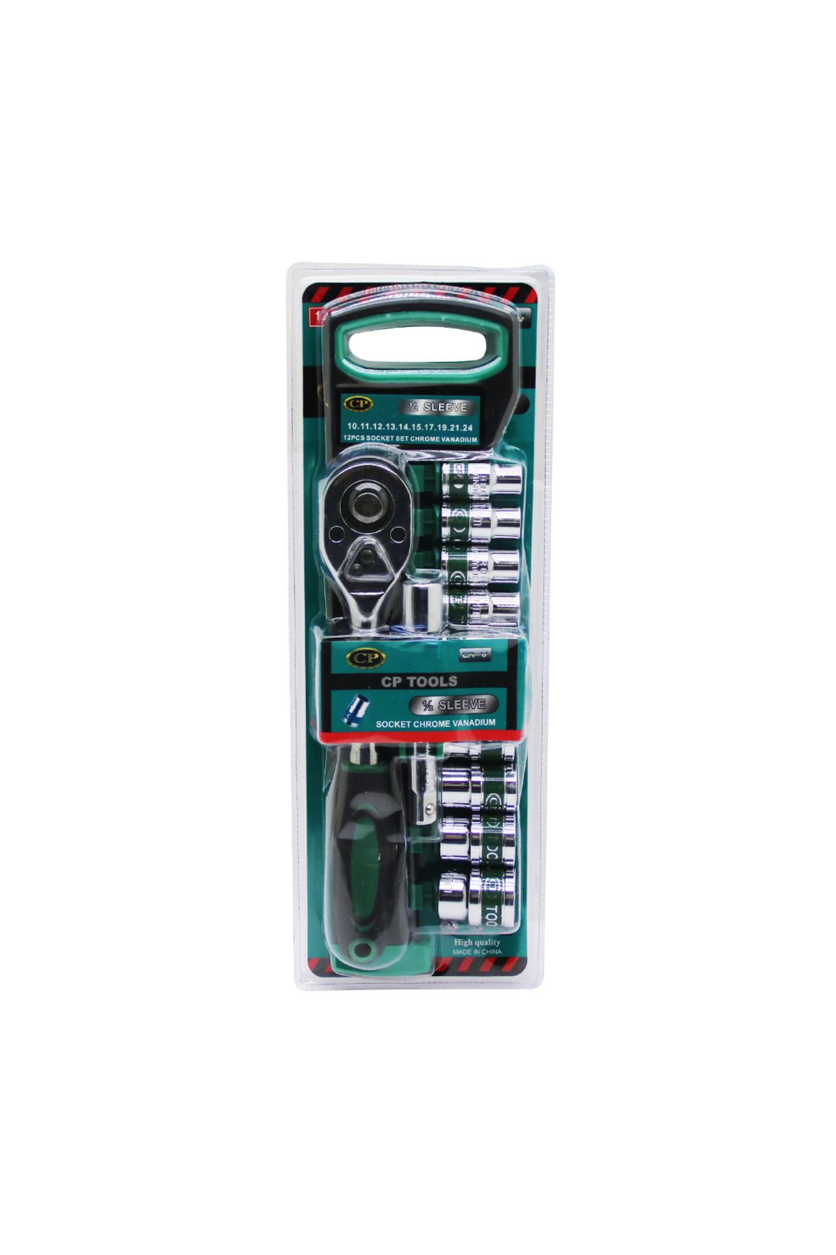 Modafiks CR-V SOCKET SET 12 PARÇA 1/2 inç VAKUMLU LOKMA SETİ (4767)