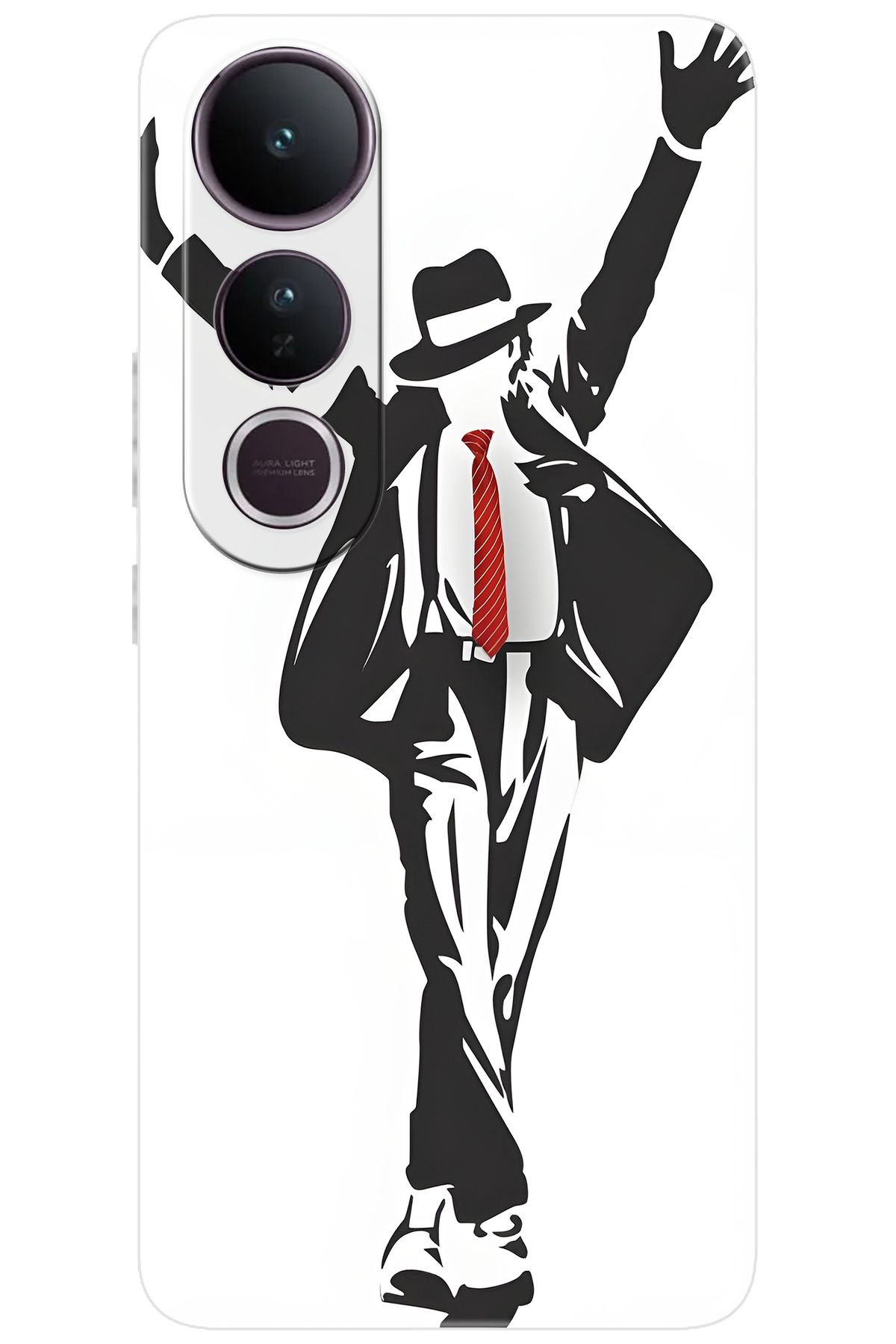 Ceppare Vivo V50 Lite 5G (V2441) Uyumlu Kılıf Desen Baskılı Silikon Michael Jackson STK:705 CP-NJTBCFP