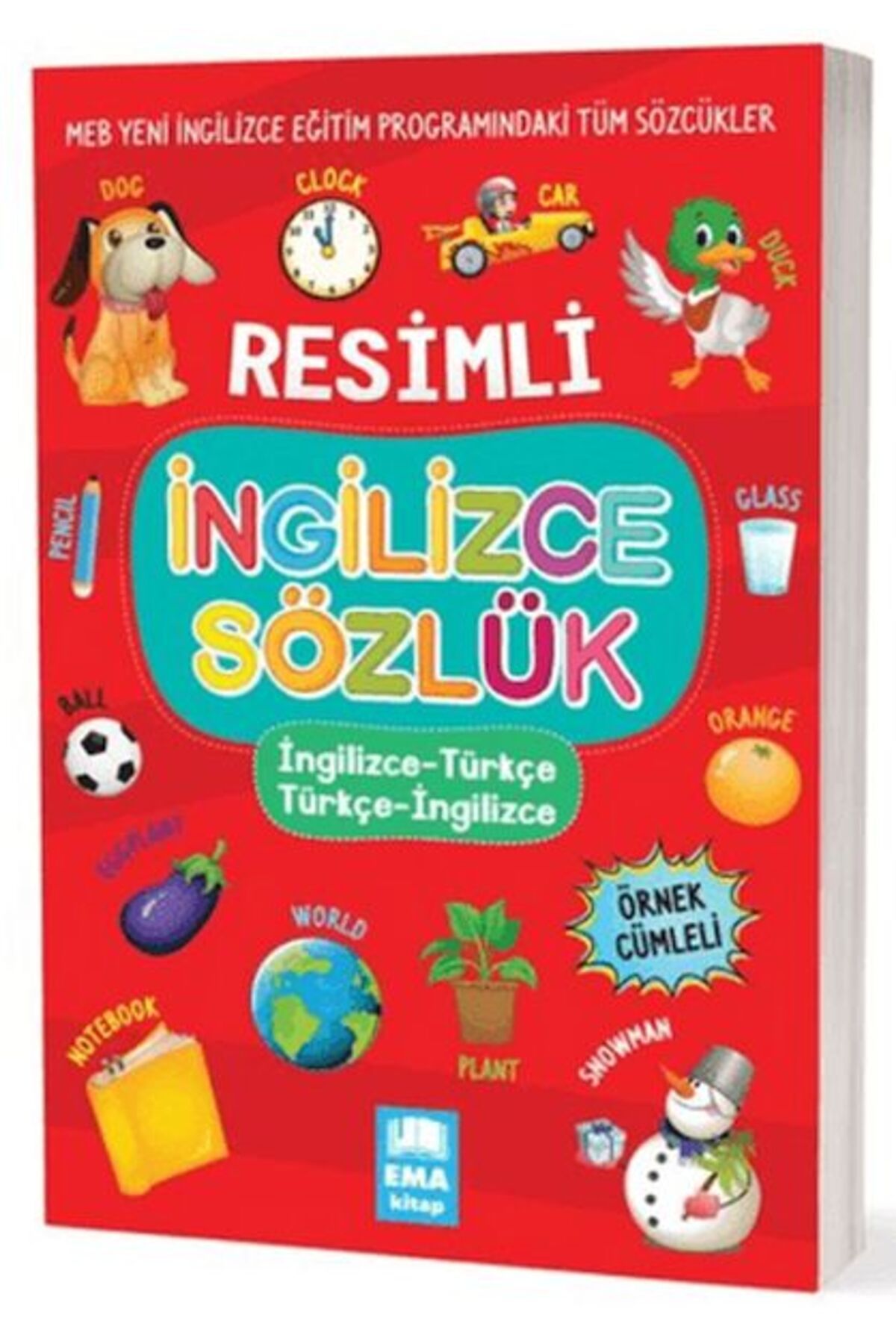 Ema Kitap Resimli İngilizce Türkçe Türkçe İngilizce Sözlük Örnek Cümleli