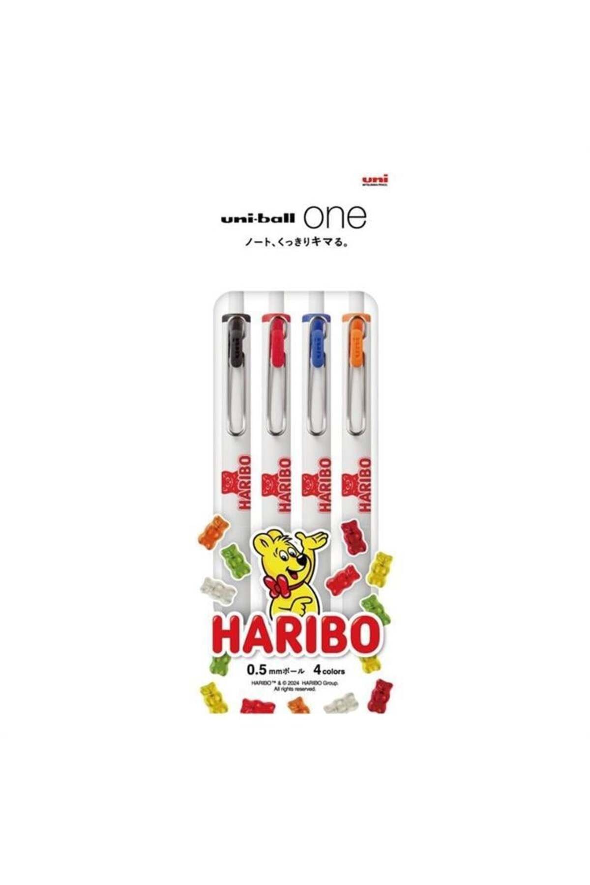 UNİ-BALL Uni-ball One Haribo Edition 4'lü Jel Kalem Seti