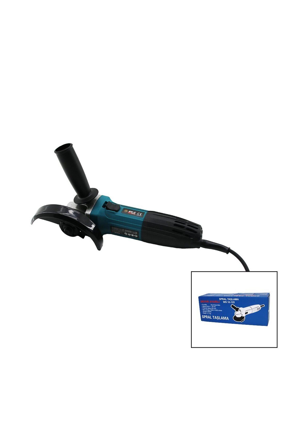 Modafiks KUTULU DEVİR AYARLI 1000W SPRAL TAŞLAMA 125MM - 5500/11000/minute WS-10-125 (4767)