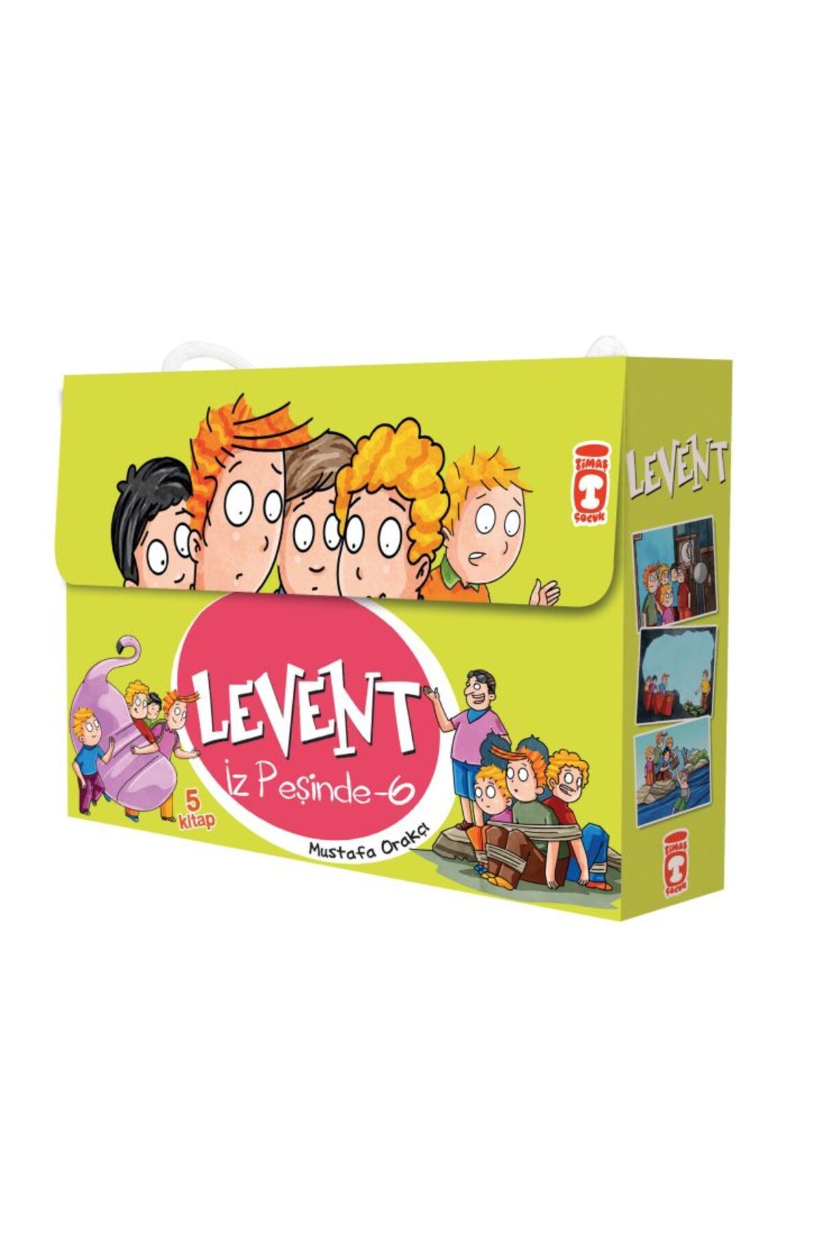 Destek Yayınları Levent İz Peşinde 06 Set 5 Kitap Takım