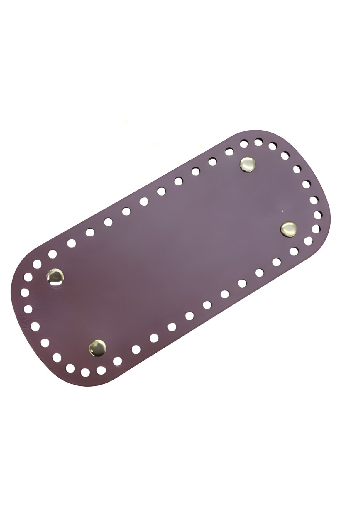 EleganTShoP Rivetli Deri Çanta Tabanı Oval 18*18 cm