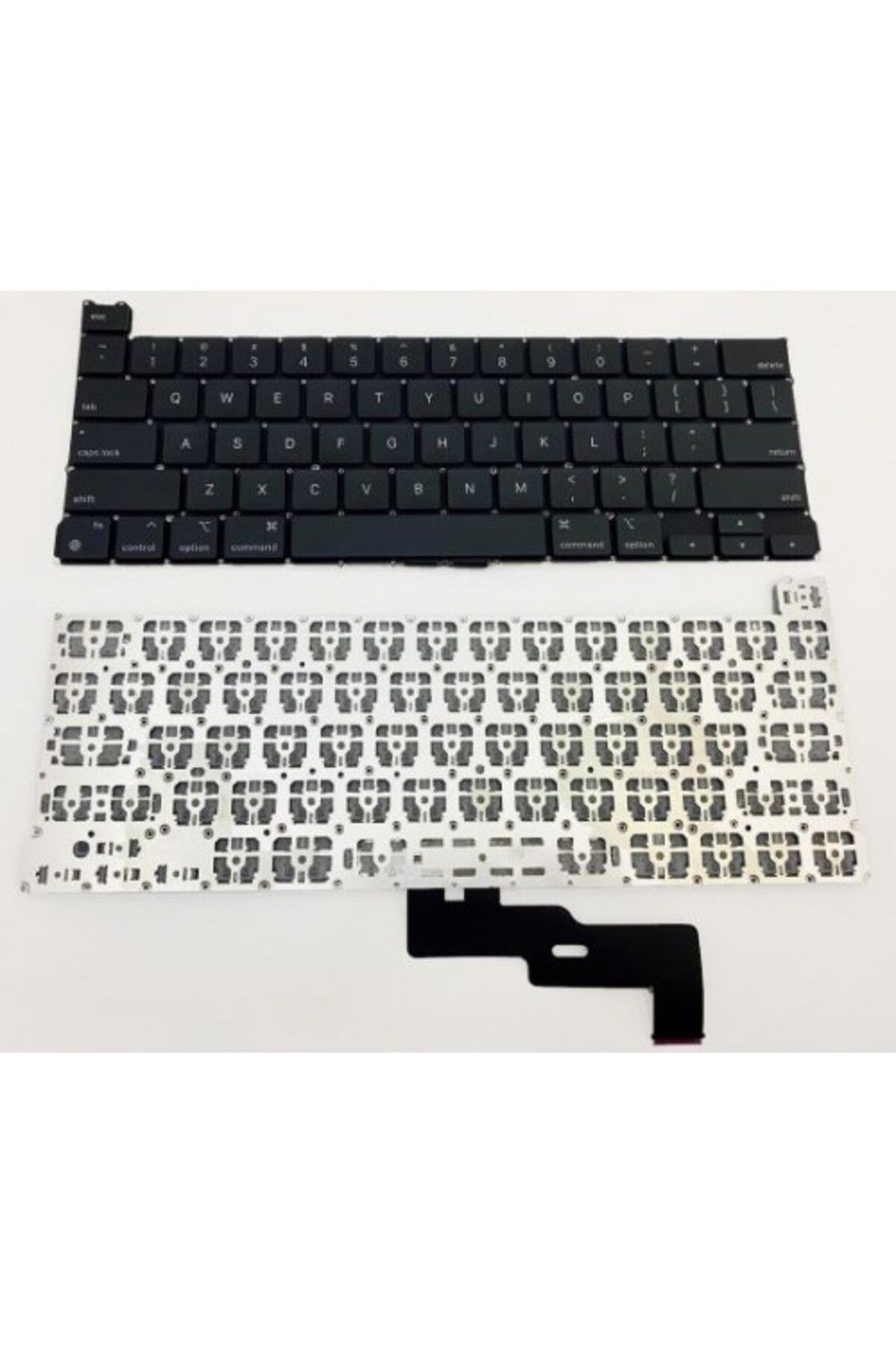 NION Apple MacBook Pro 13" M1 A2338 uyumlu Notebook Klavye (Siyah ENG Küçük Enter)