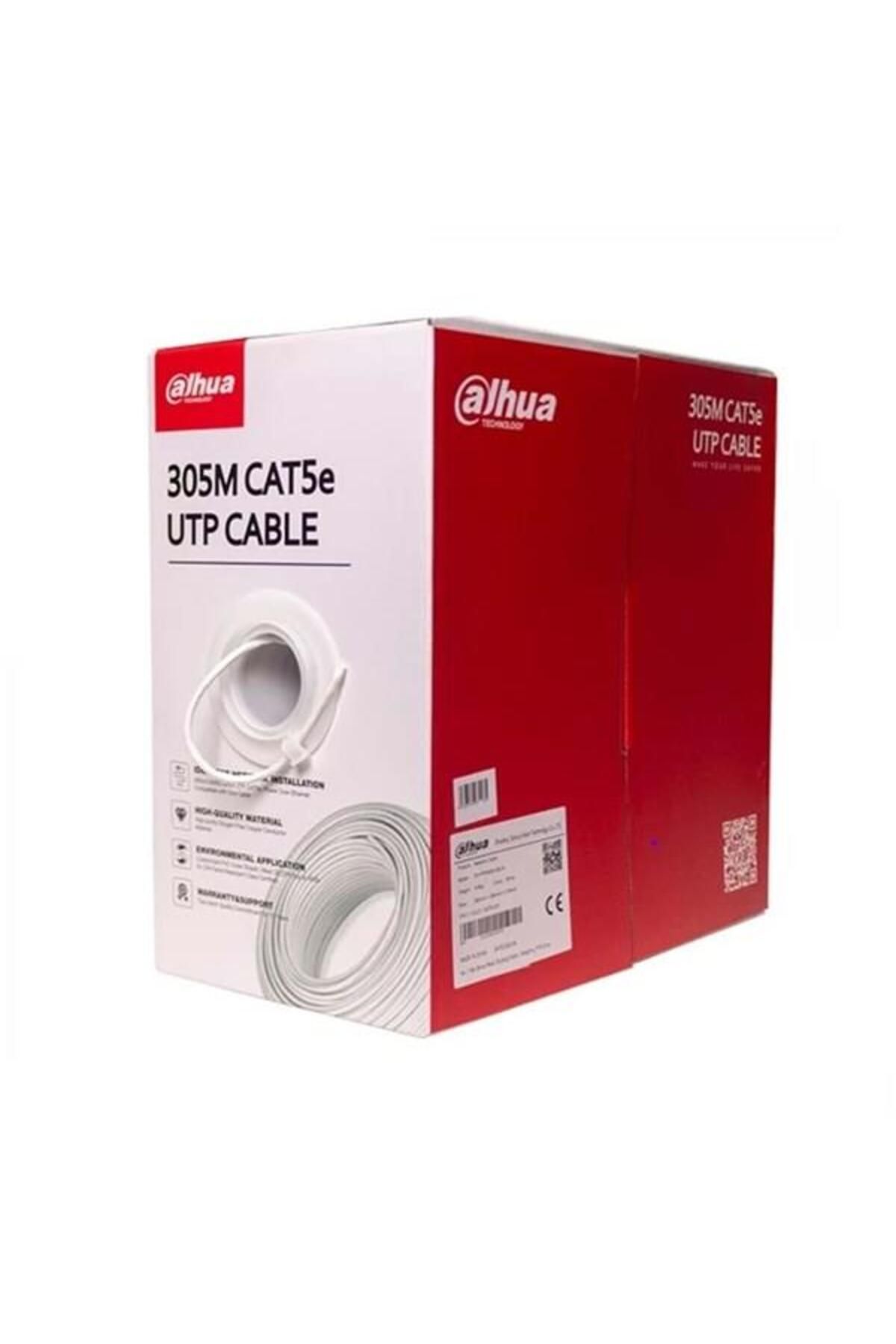 DAHUA CAT6 Utp 23AWG Siyah 305m Saf Bakır Kablo (PE) DH-PFM920-6UN